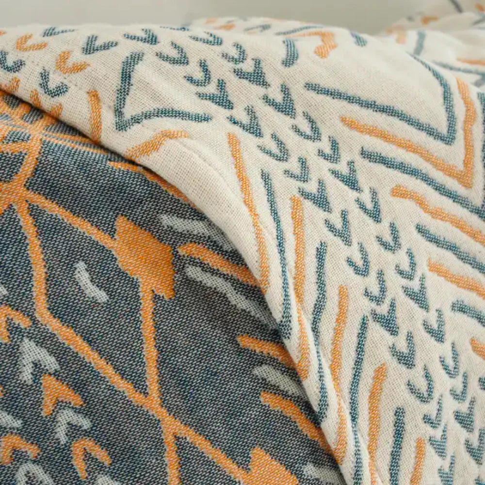 Wendedecke mit Boho-Mandala – Weich und Dekorativ | Perfekt für Sofa und Schlafzimmer