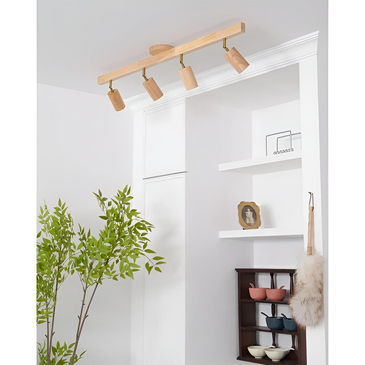Taklampe i Massivtre – Dekorativ LED-belysning | Moderne Design for Alle Rom - Lysarmaturer for tak