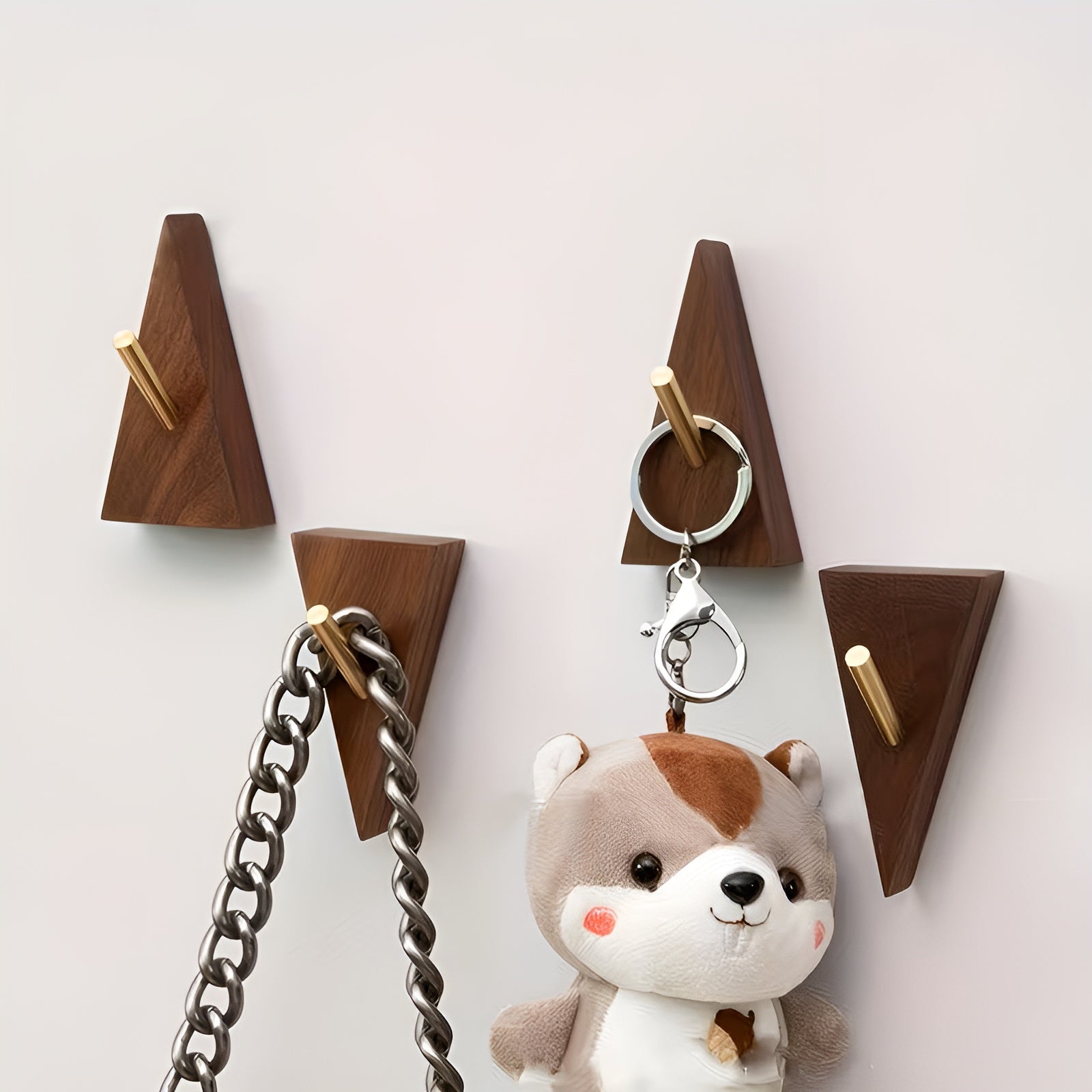 Vegghenger-sett (4 stk) – Moderne og Dekorativt | Perfekt for Gang, Bad og Soverom