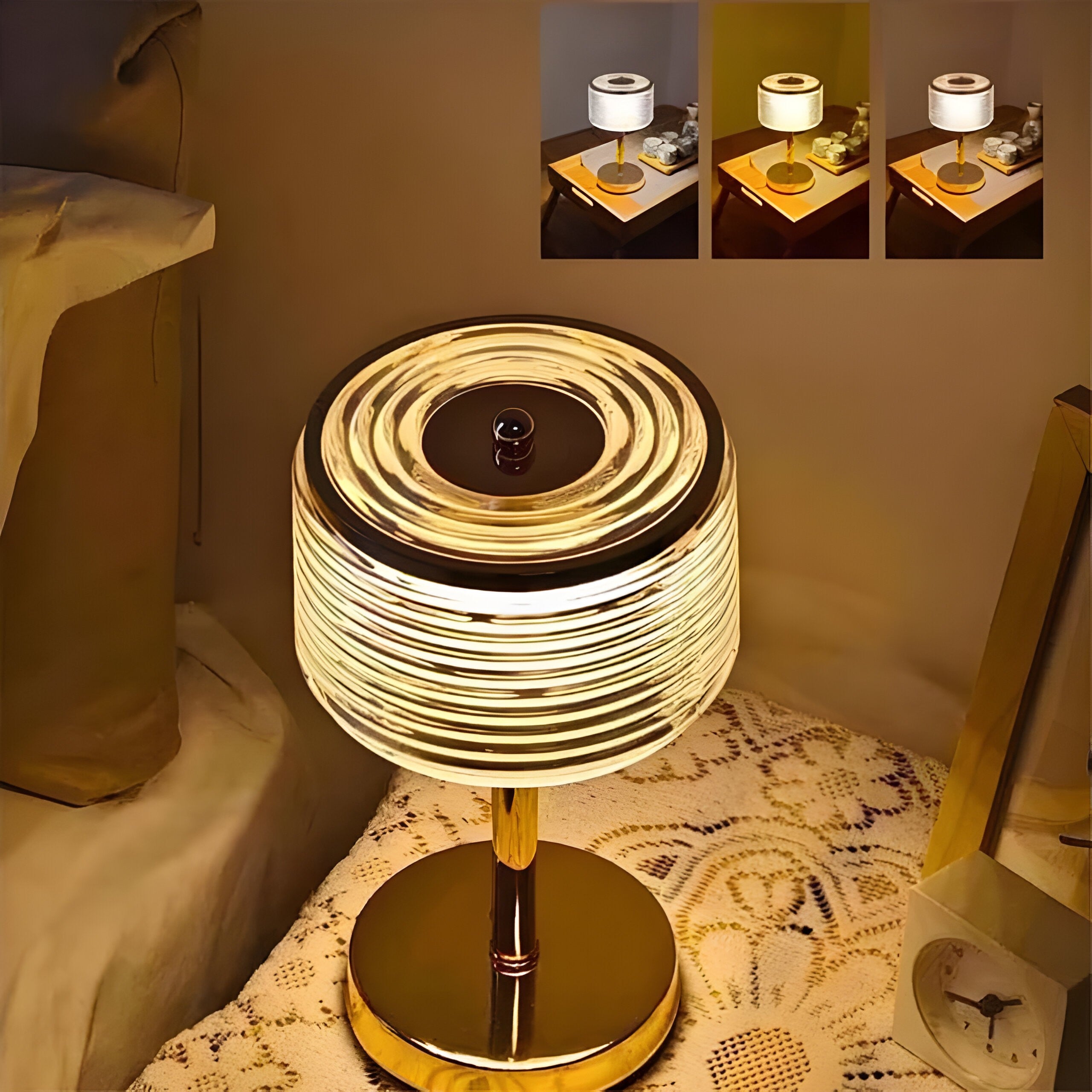 Bilde av Hjalda - Moderne LED-ring Bordlampe fra Velisse
