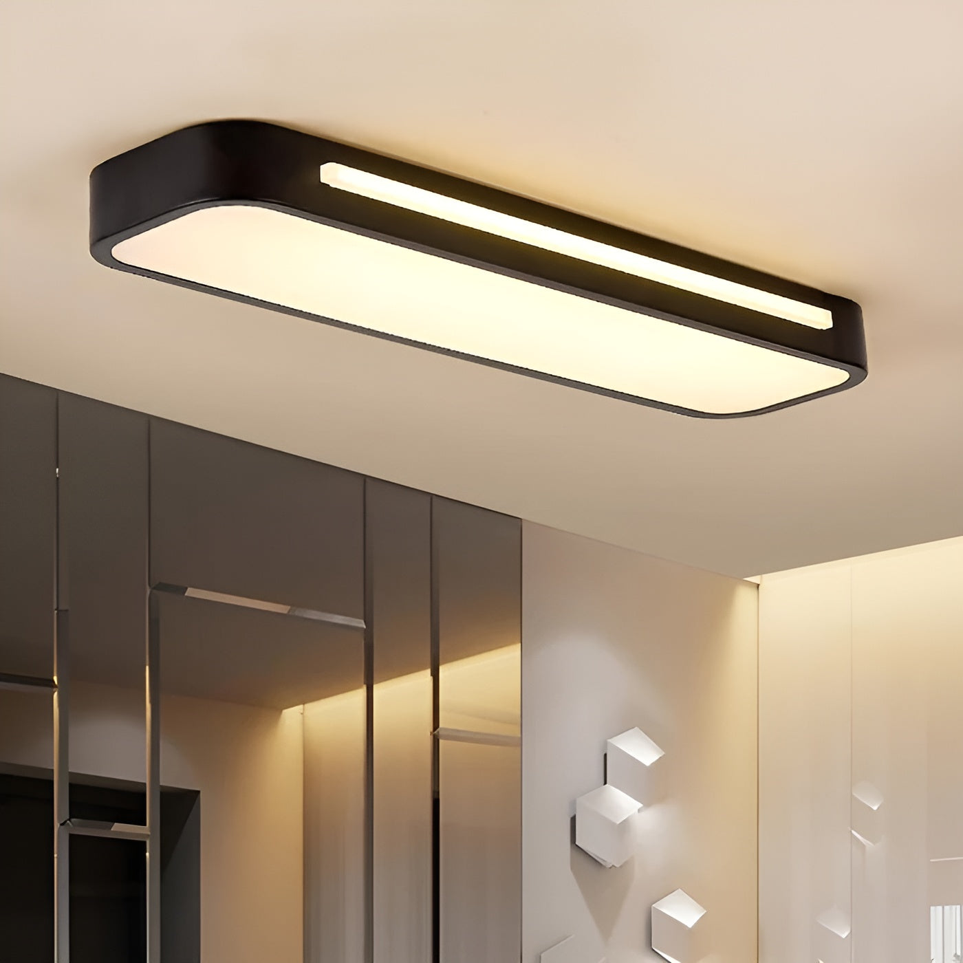 Avlang Taklampe – Moderne og Stilrent Design | Perfekt for Stue og Spisestue