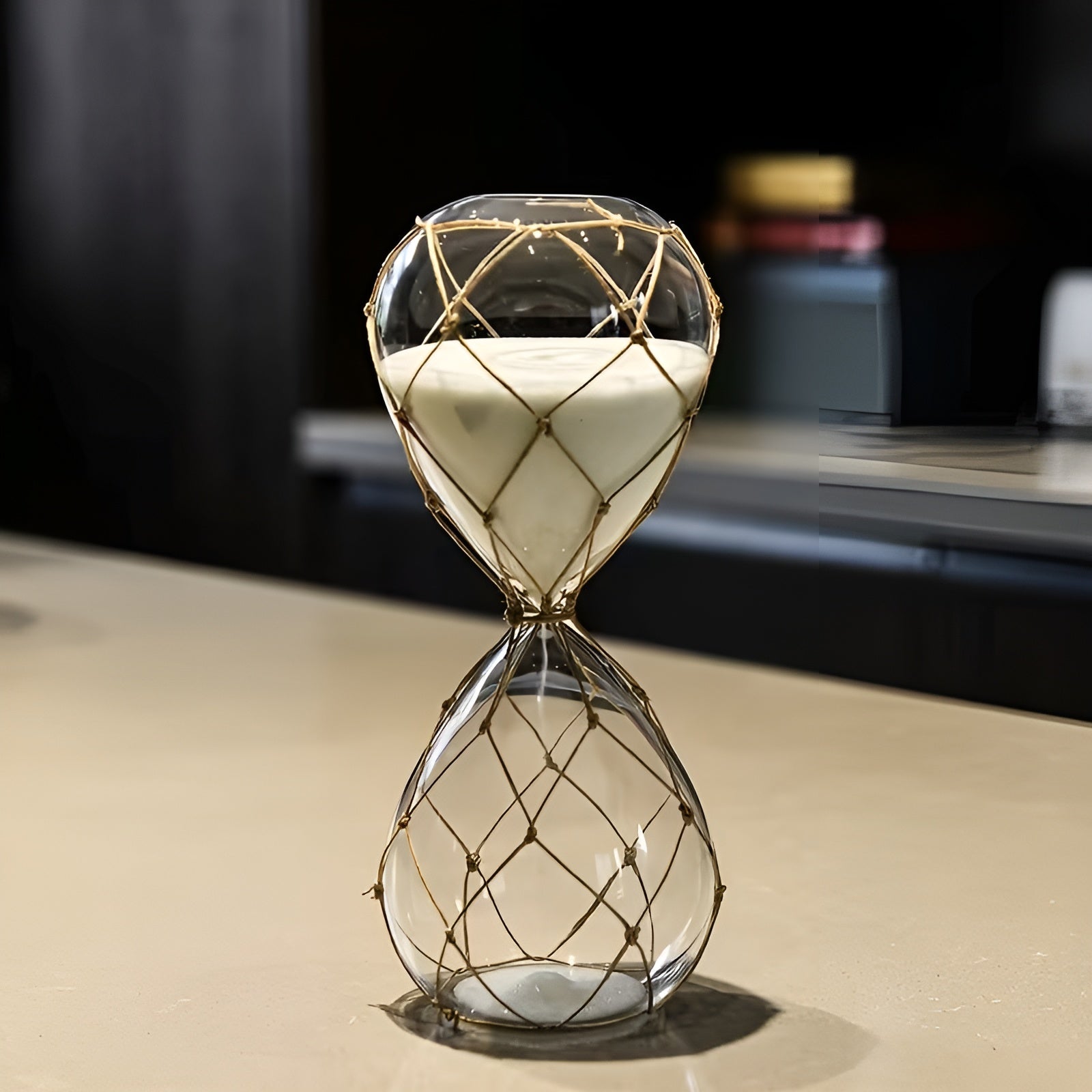 Kreativ Timeglass I Glassnett – 30 Minutter Med Dekorasjon Og Avslapning | Perfekt Til Skrivebordet Og Som Interiør