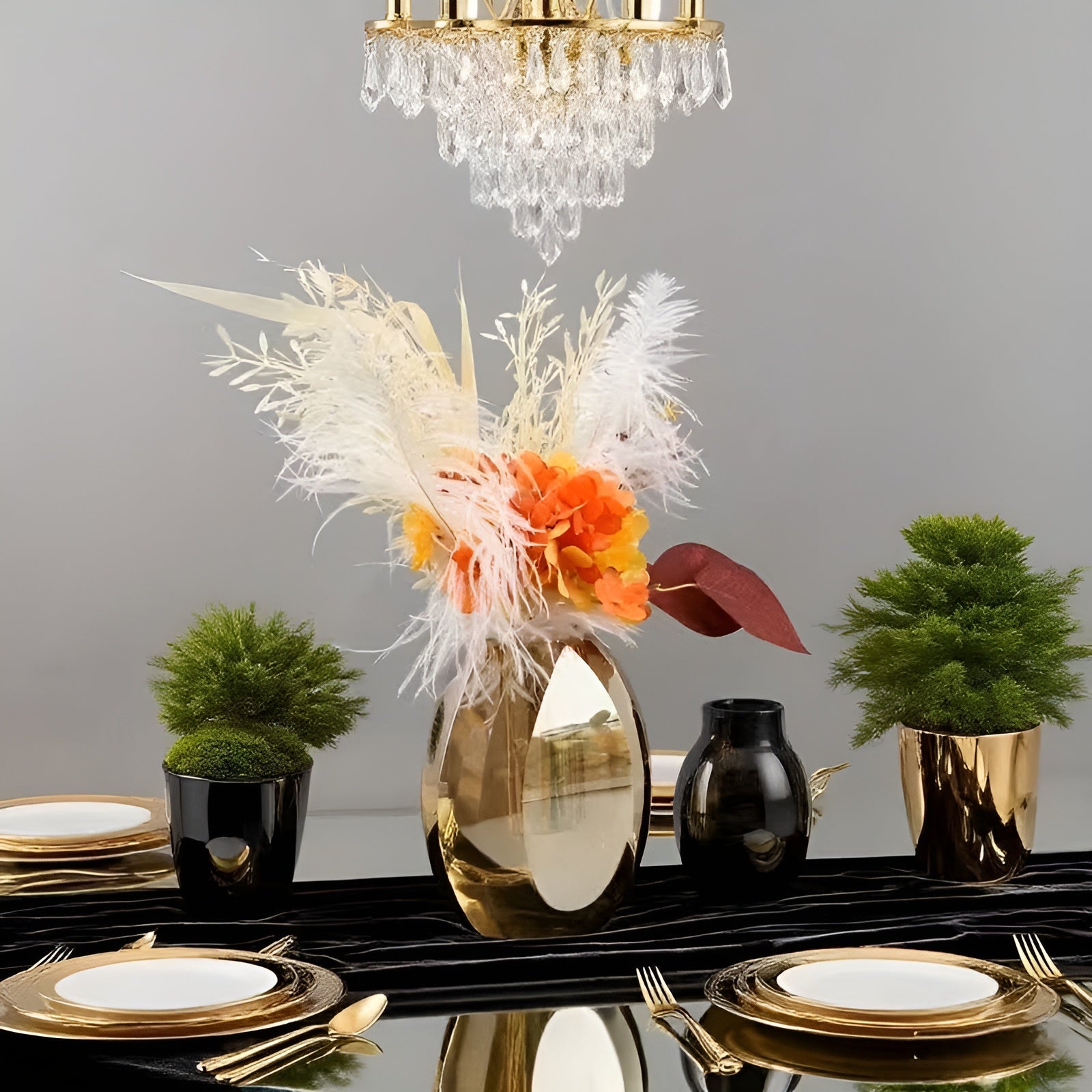 Krystallvase i Dråpeform – Elegant og Tidløs | Dekorativ for Bord og Stue