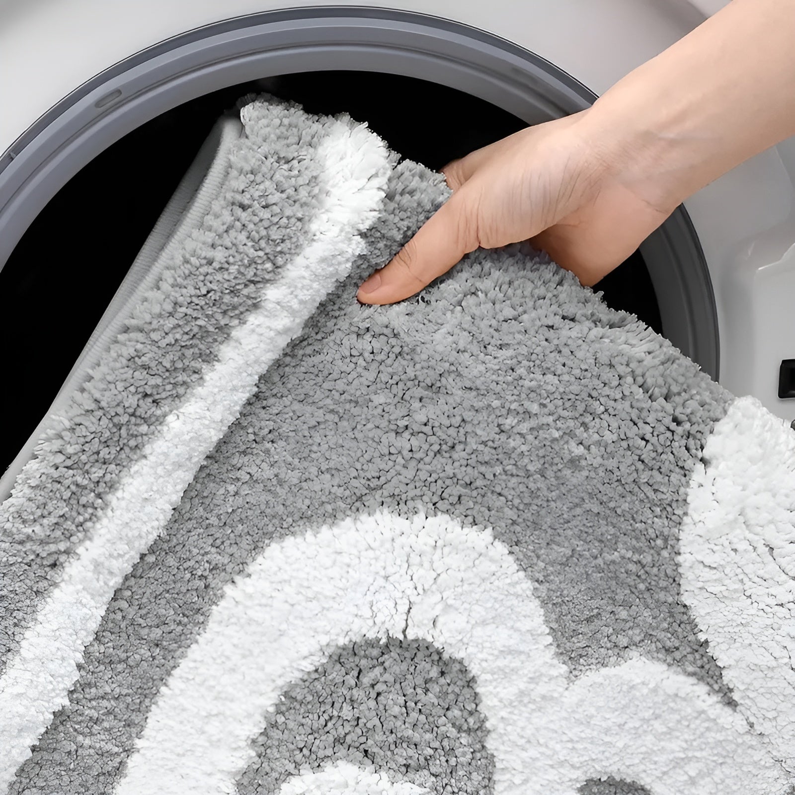 Mykt Baderomsteppe – Sklisikkert og Absorberende | Perfekt som Juledekor eller Gave