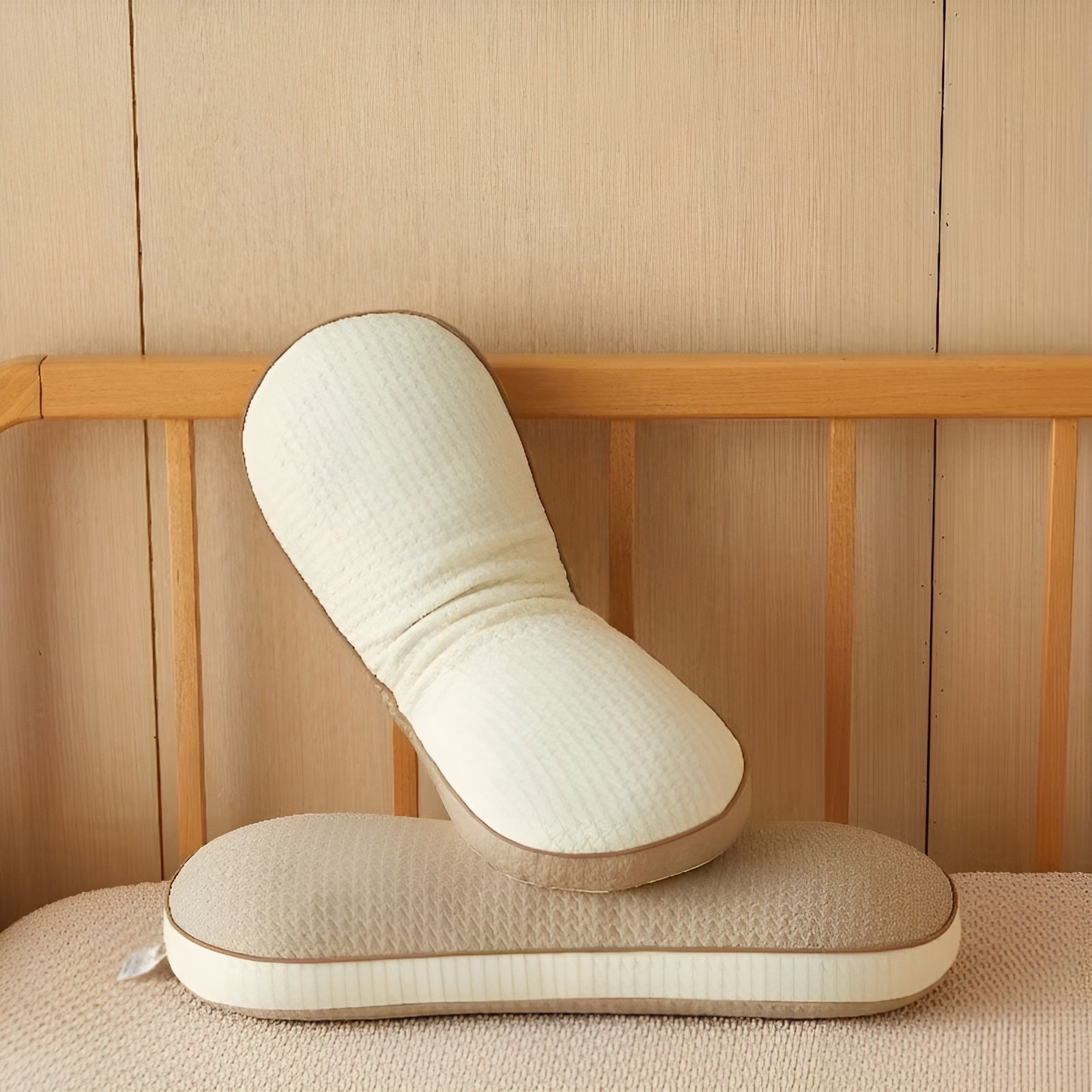 Ergonomisk Bokhvetepute – Formbar og Nakkestøttende | Perfekt for Søvn og Avslapning - Reiseputer