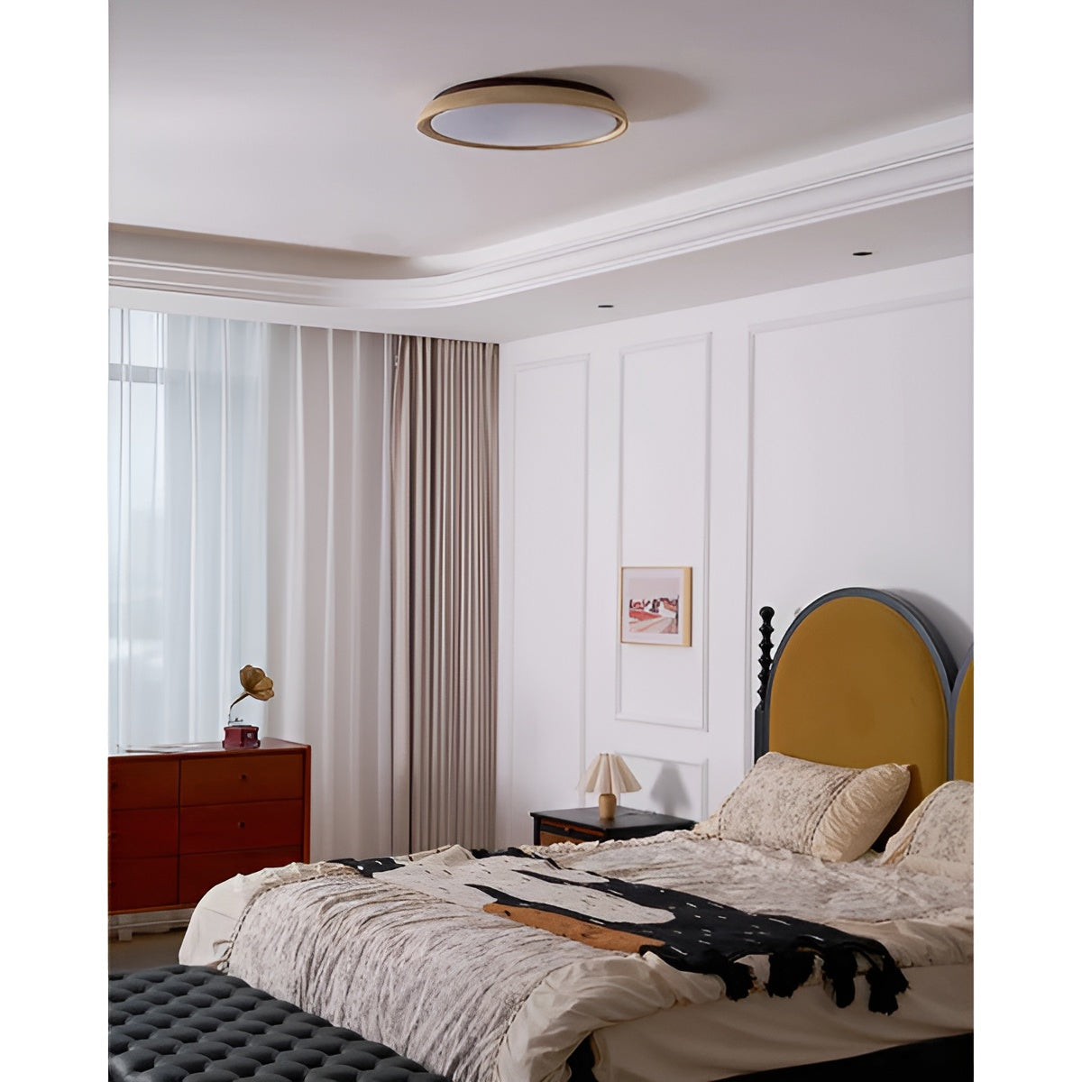 Rund Taklampe – Varmt og Jevnt Lys | Perfekt for Alle Rom - Lysarmaturer for tak