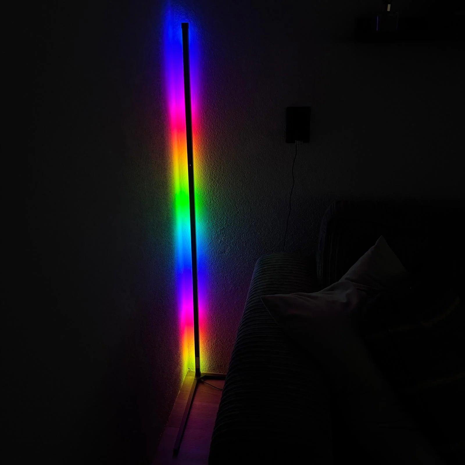 LED Hjørnelampe – Dimmbar og Moderne | Perfekt for Stue og Soverom