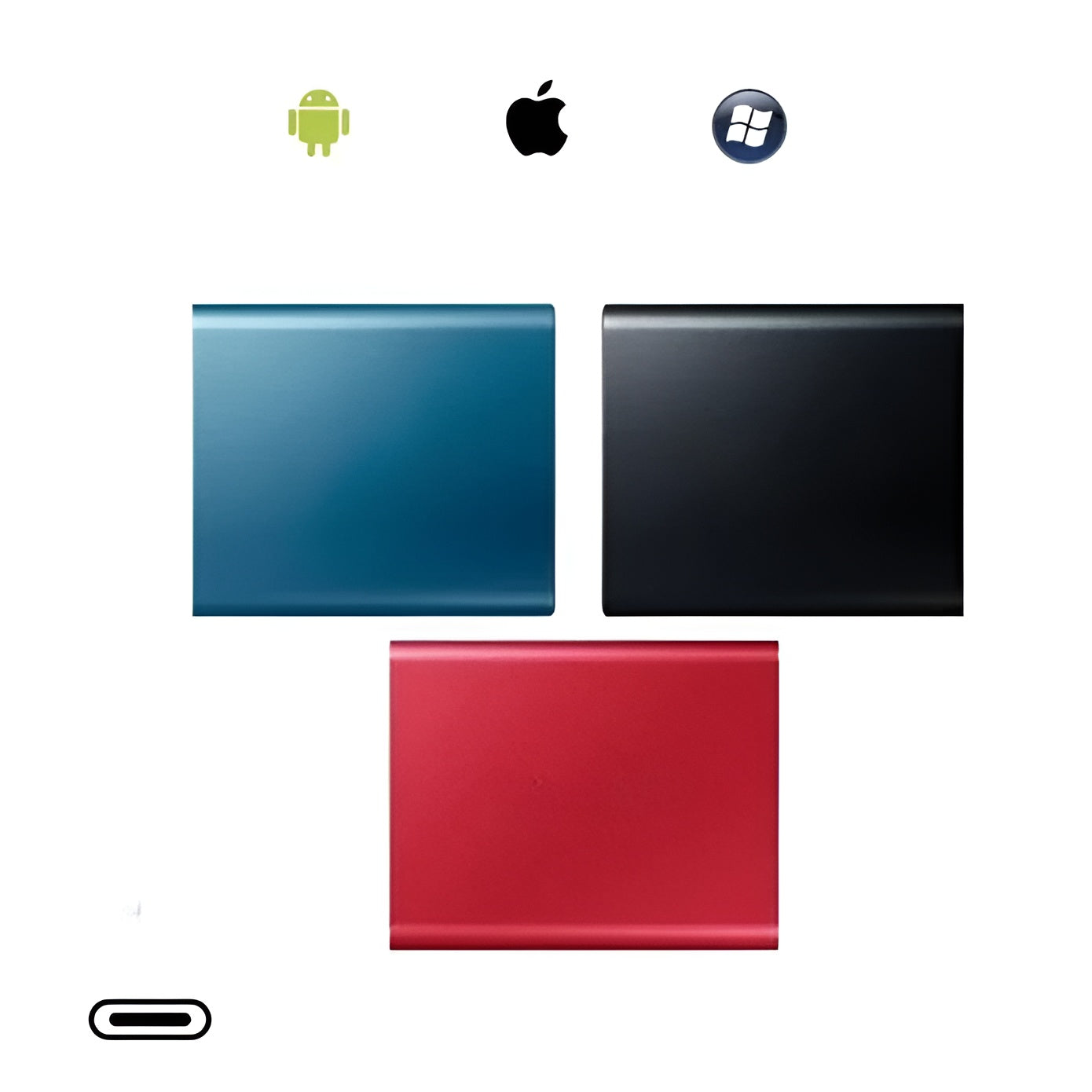 Ekstern SSD 2TB – Lynrask og Kraftig | Kompakt Lagring for PC og Laptop