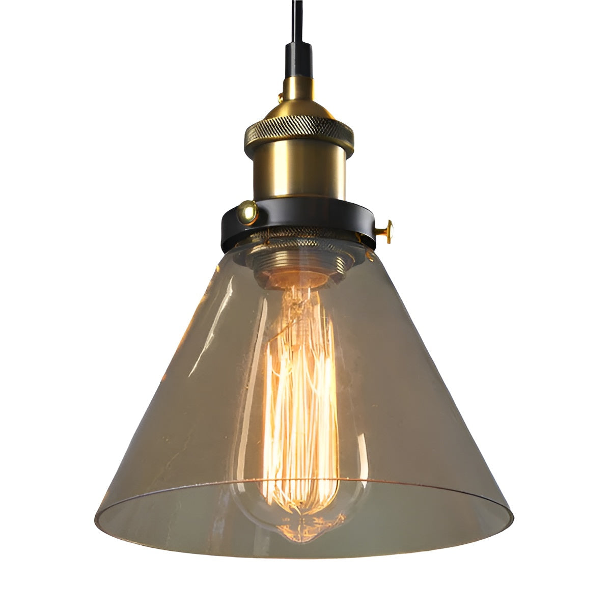 Antikk Glass Taklampe – Dekorativ Og Stemningsfull | Perfekt For Ditt Hjem
