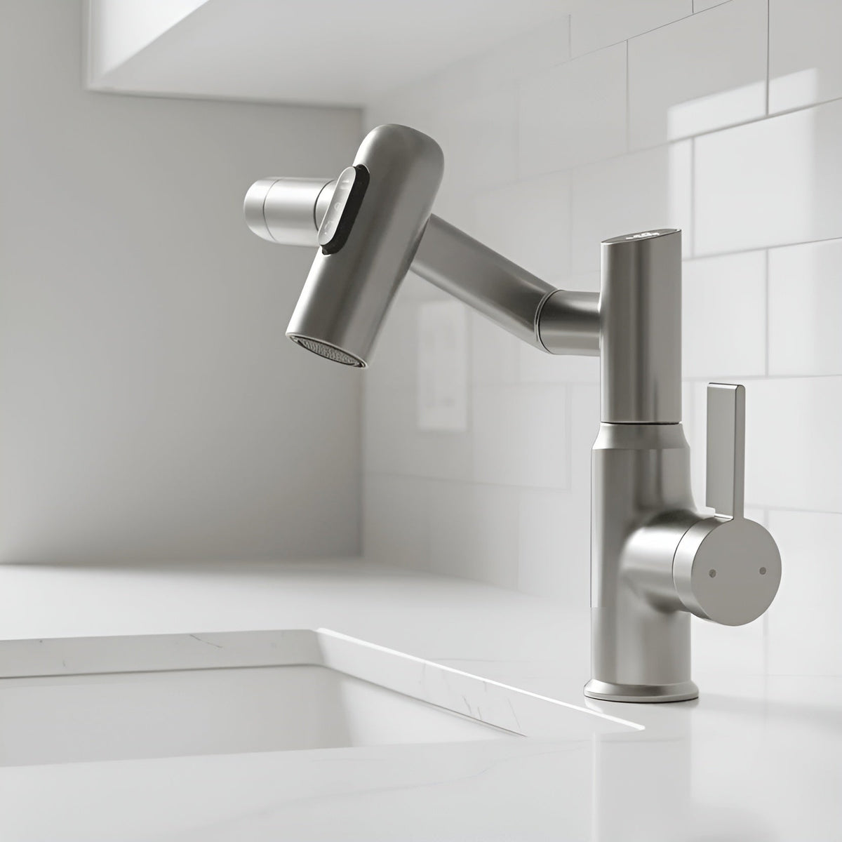 Lustraflow 360° Smart-Wasserhahn – LED-Temperaturanzeige | Intelligente Wassersteuerung