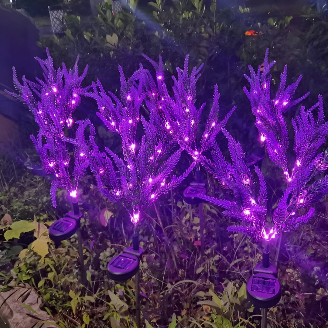 Led Blomsterlampe I Rustfritt Stål – Solcelledrevet, Vanntett Hagebelysning For Hager, Terrasser Og Stier