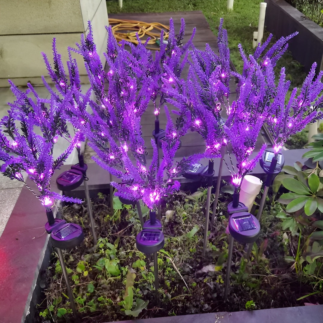 Led Blomsterlampe I Rustfritt Stål – Solcelledrevet, Vanntett Hagebelysning For Hager, Terrasser Og Stier
