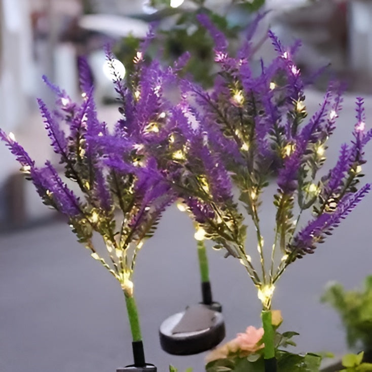Led Blomsterlampe I Rustfritt Stål – Solcelledrevet, Vanntett Hagebelysning For Hager, Terrasser Og Stier