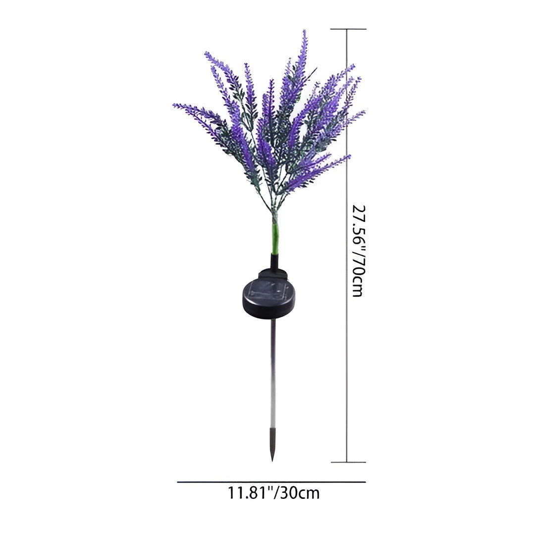 Led Blomsterlampe I Rustfritt Stål – Solcelledrevet, Vanntett Hagebelysning For Hager, Terrasser Og Stier