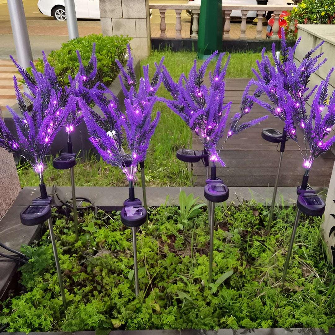 Led Blomsterlampe I Rustfritt Stål – Solcelledrevet, Vanntett Hagebelysning For Hager, Terrasser Og Stier