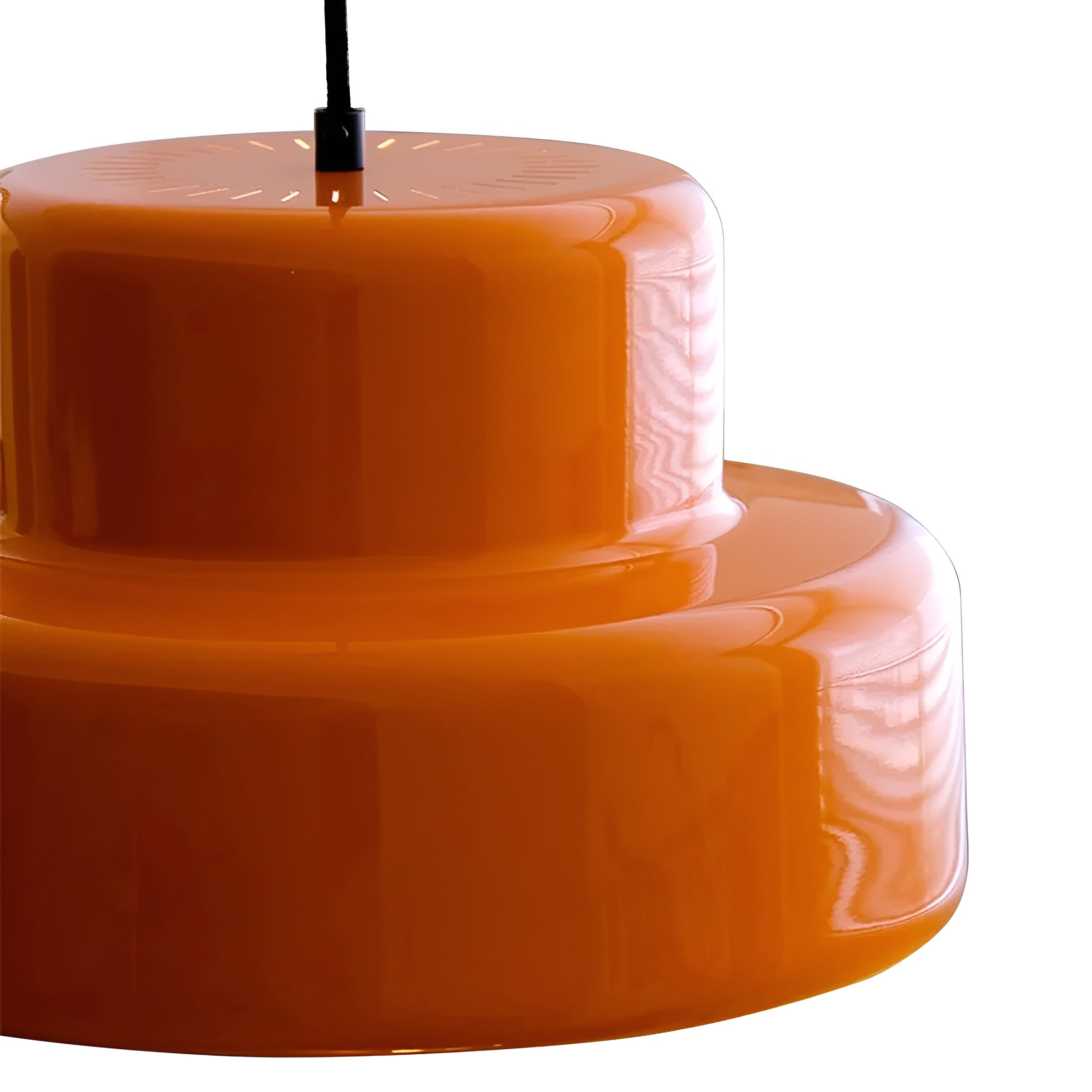 Bauhaus Hengende Lampe – Vintage-look I Oransje | Stilig Pendellampe Til Hjemmet Ditt