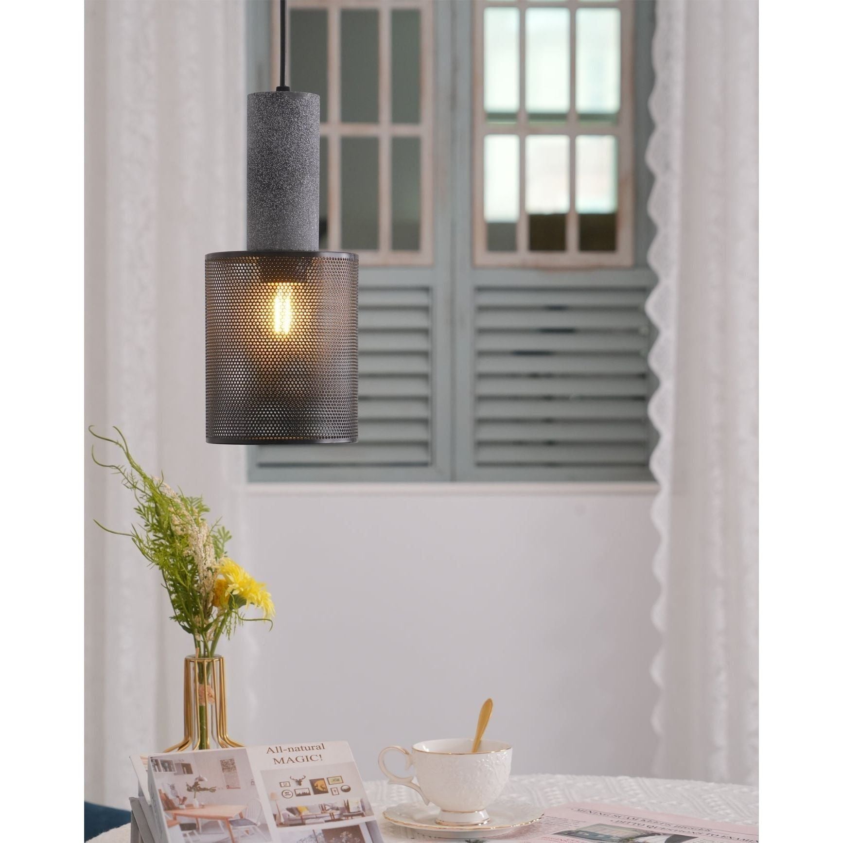 Bilde av Akselund - Nordisk Vintage Lysekrone Taklampe fra Velisse