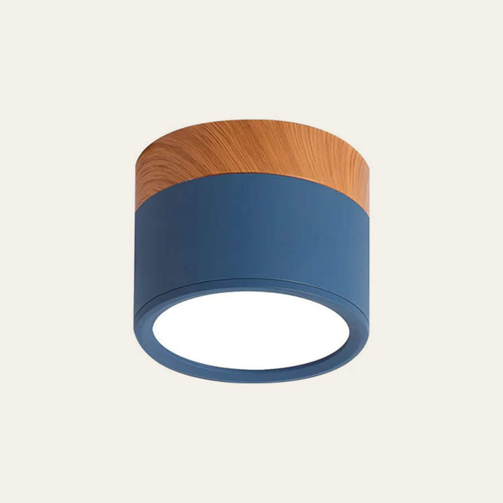 Cylinda taklampe stue – energisparende LED-belysning med tredetalj, moderne interiør, bilde 11