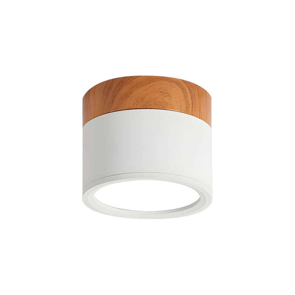 Cylinda taklampe stue – energisparende LED-belysning med tredetalj, moderne interiør, bilde 4