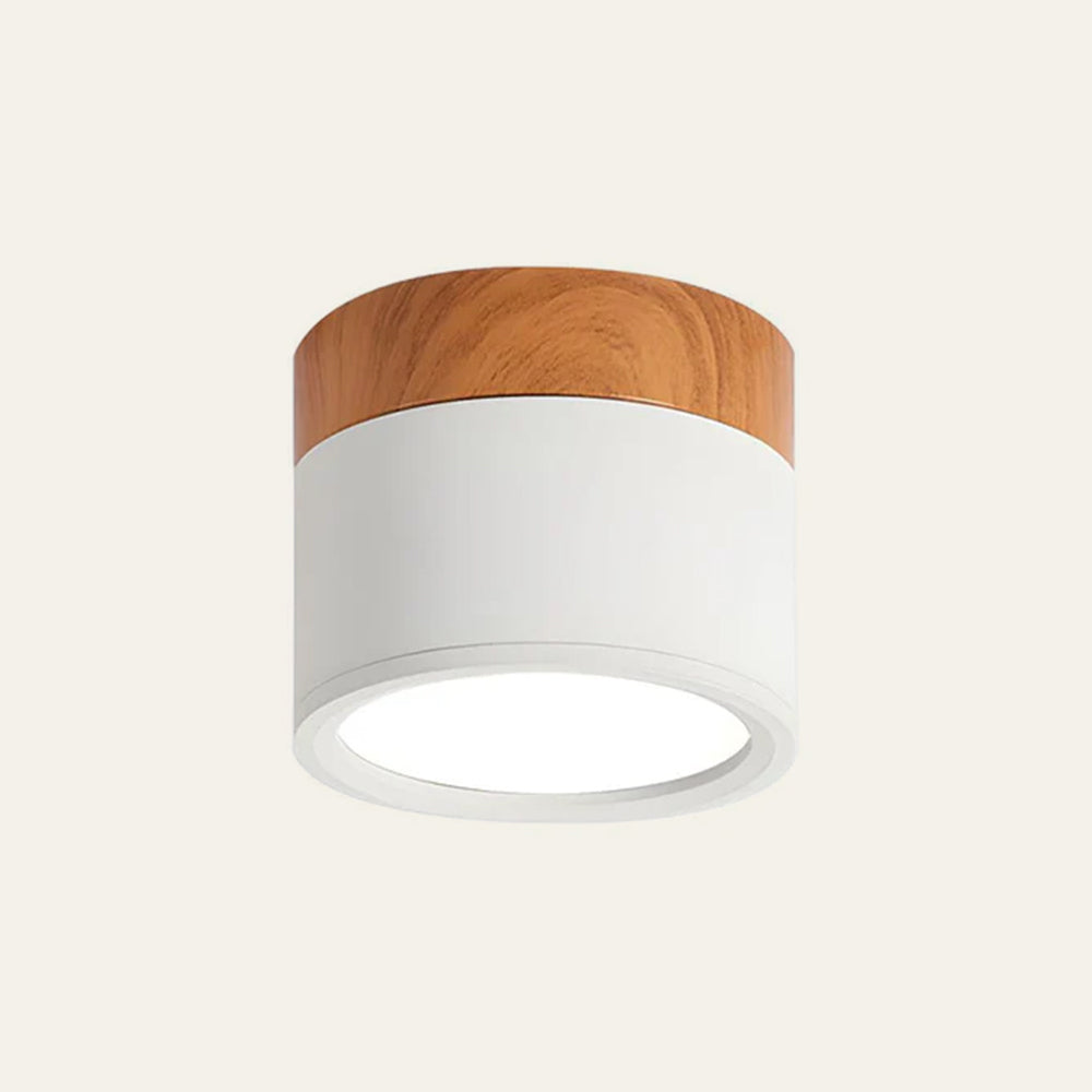 Cylinda taklampe stue – energisparende LED-belysning med tredetalj, moderne interiør, bilde 6
