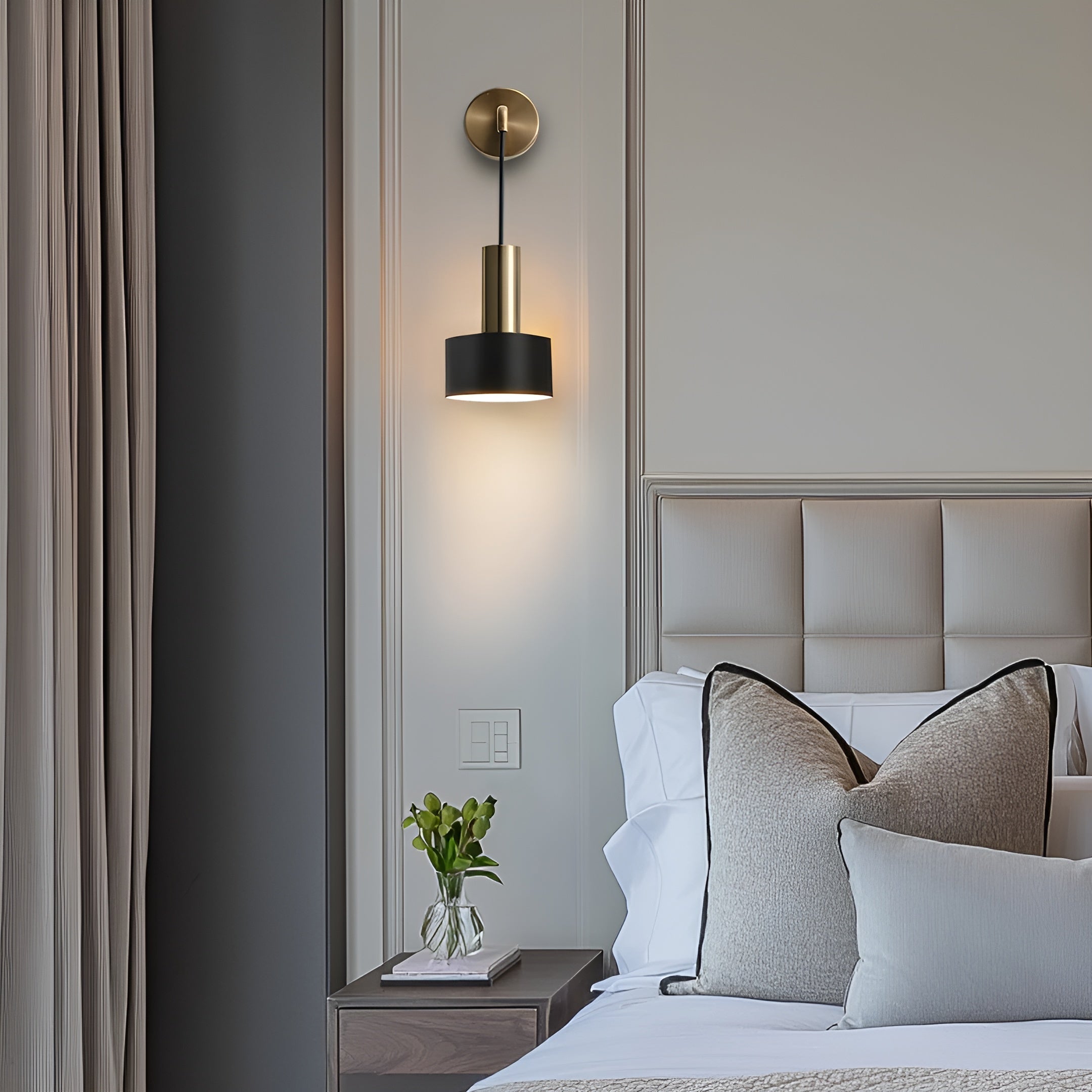 Trådløs Vegglampe – Moderne og Dekorativ | Varmt Lys for en Koselig Atmosfære