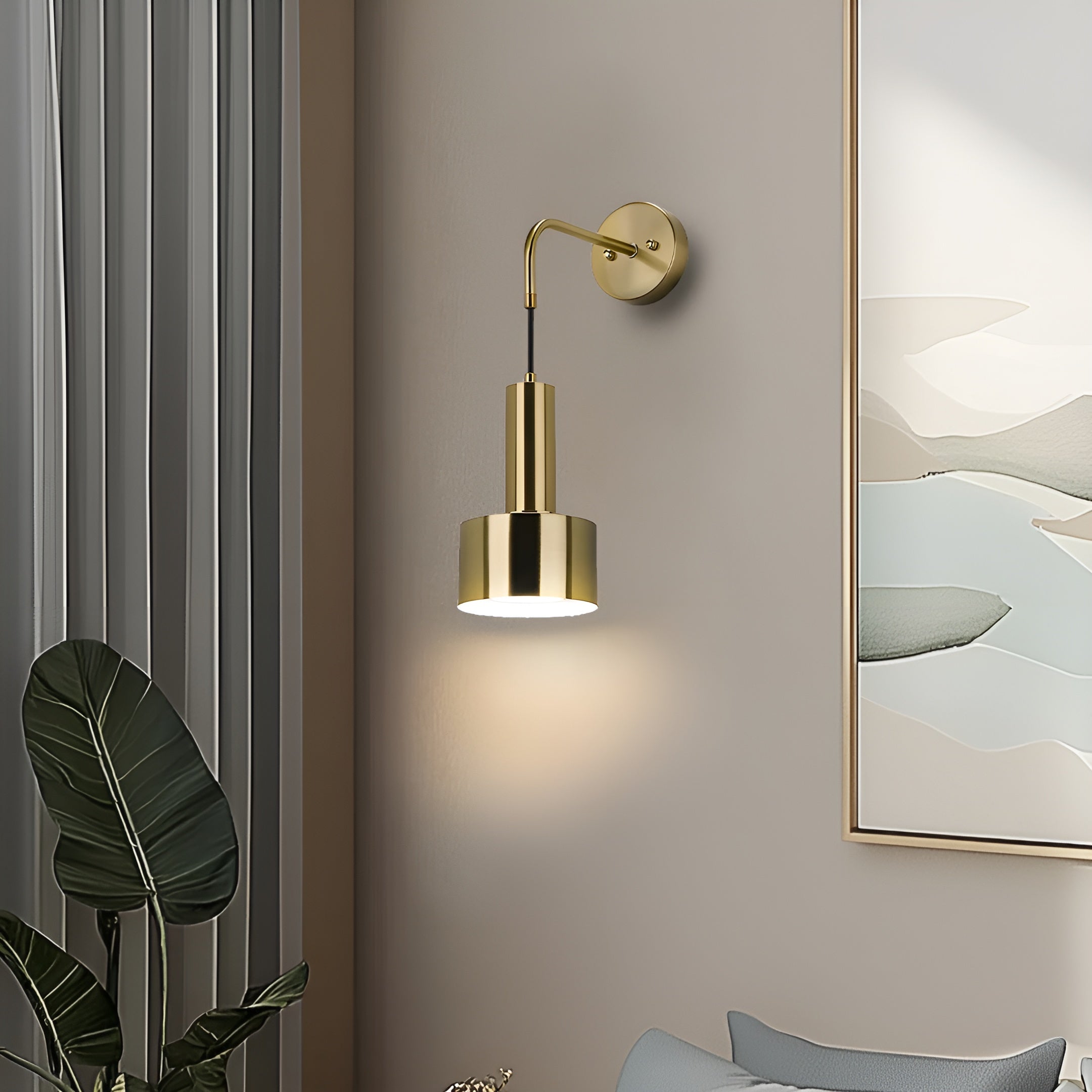 Trådløs Vegglampe – Moderne og Dekorativ | Varmt Lys for en Koselig Atmosfære