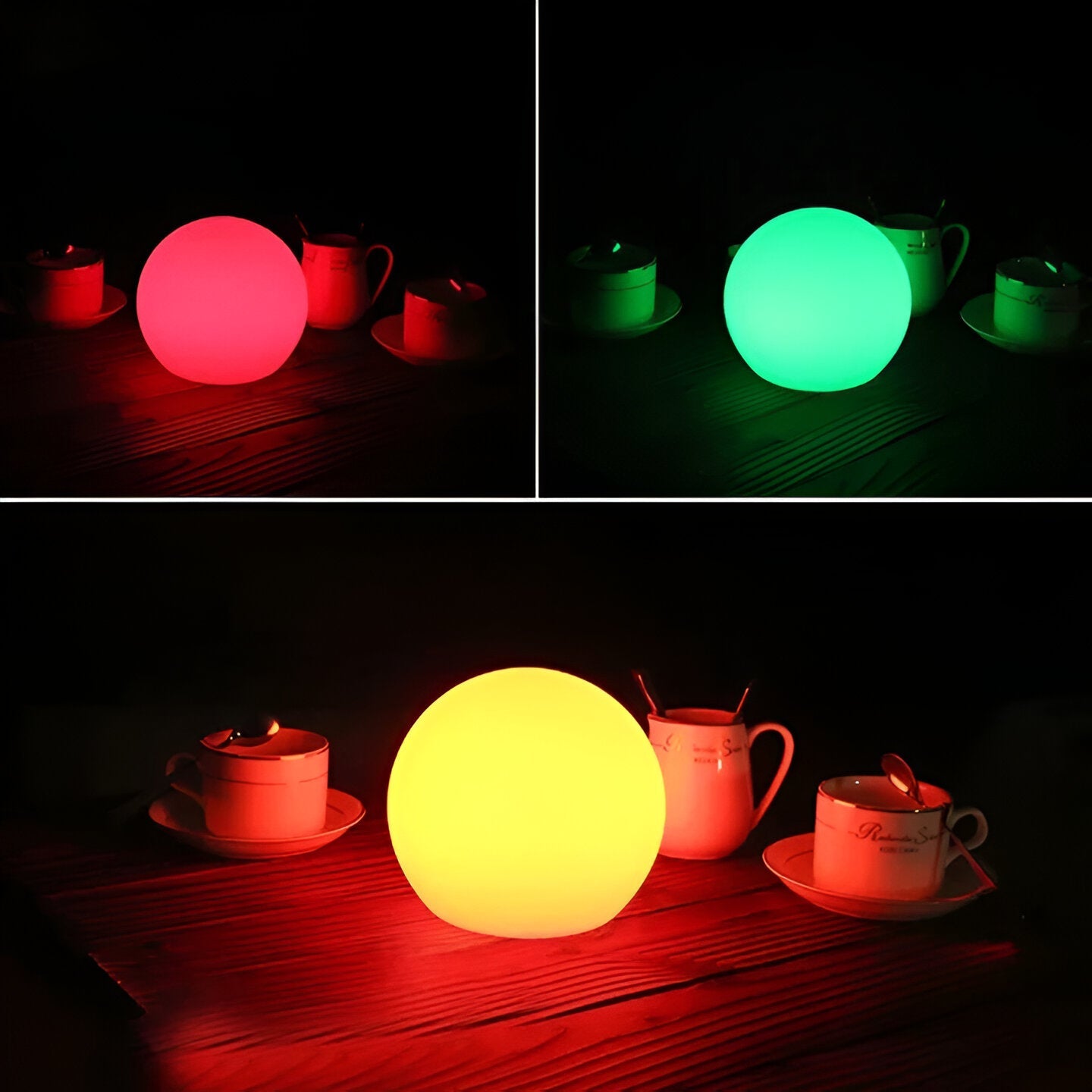 LED Bordlampe – Stemningsfull Belysning med Fargeendring | Dekorativ for Ute og Inne