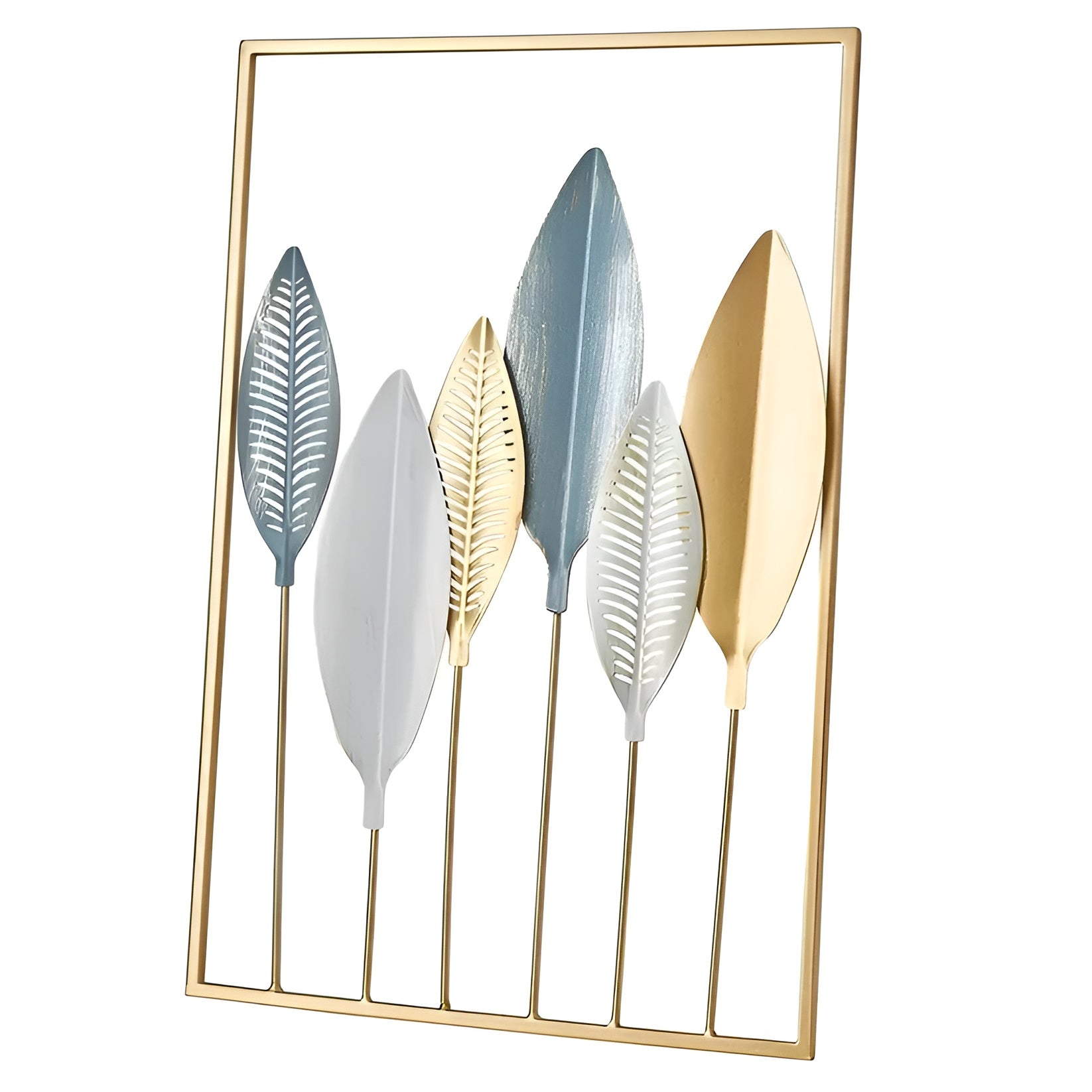 Veggpynt i Bladform – Stilrent Nordisk Design | Metall, Passer Alle Rom
