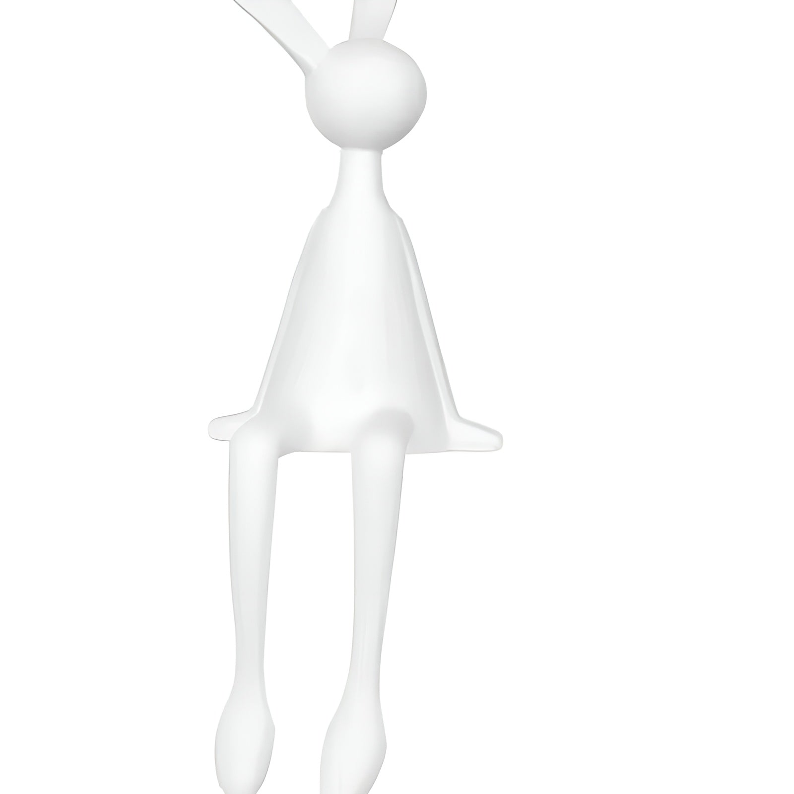 Dekorativ Påskehare – Stilfull Figur i Kunstharpiks | Vakker Vårdekorasjon til Hjemmet