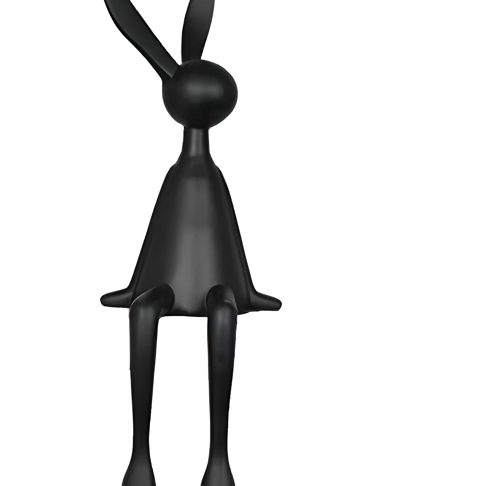 Dekorativ Påskehare – Stilfull Figur i Kunstharpiks | Vakker Vårdekorasjon til Hjemmet