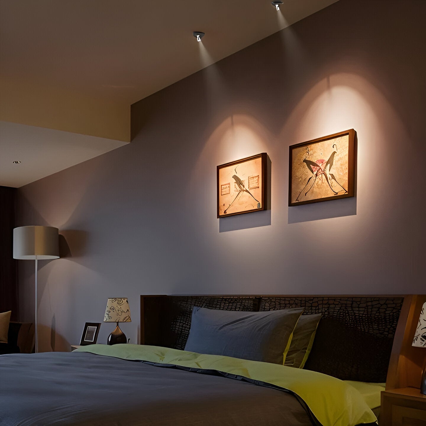 Mini LED-Spotlight – Dimmbar og Trådløs | Perfekt for Hjem og Kontor