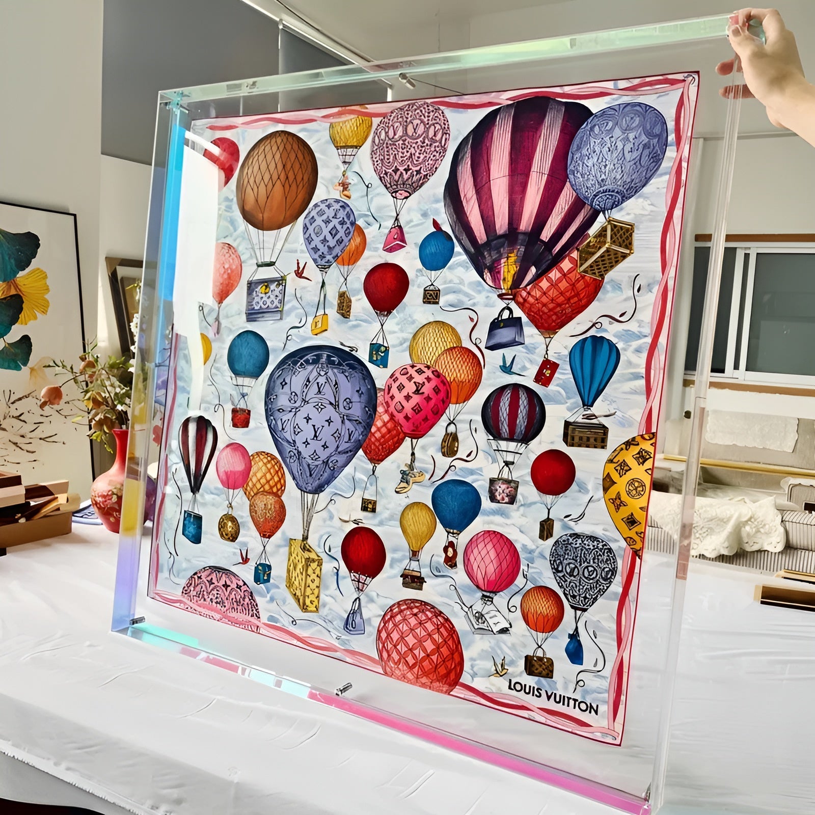 Akryl Bilderamme – Moderne Neonstil fra 80-tallet | Dekorativt og Unikt Design