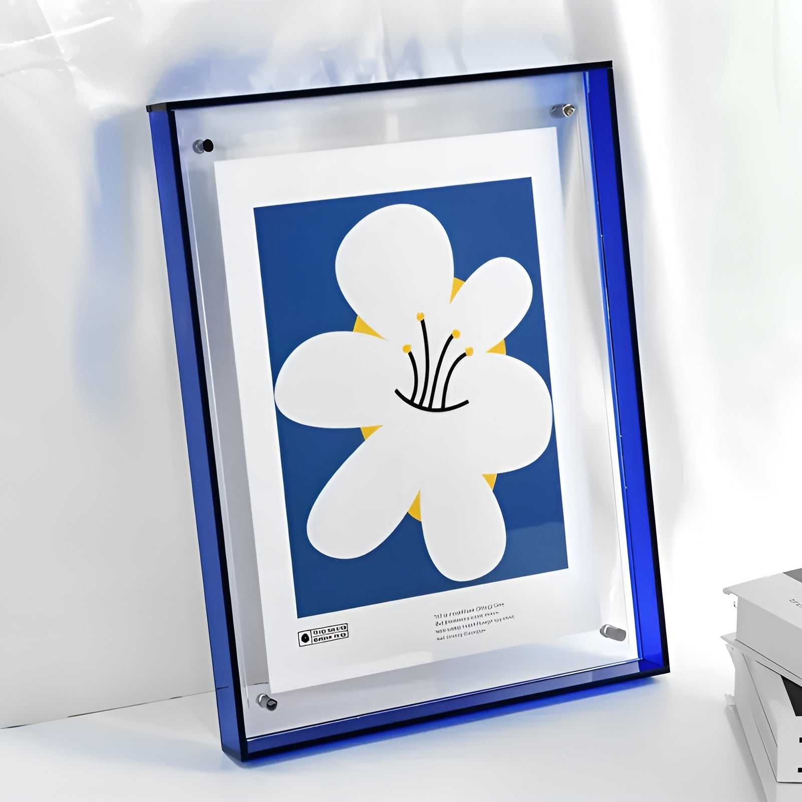 Akryl Bilderamme – Moderne Neonstil fra 80-tallet | Dekorativt og Unikt Design