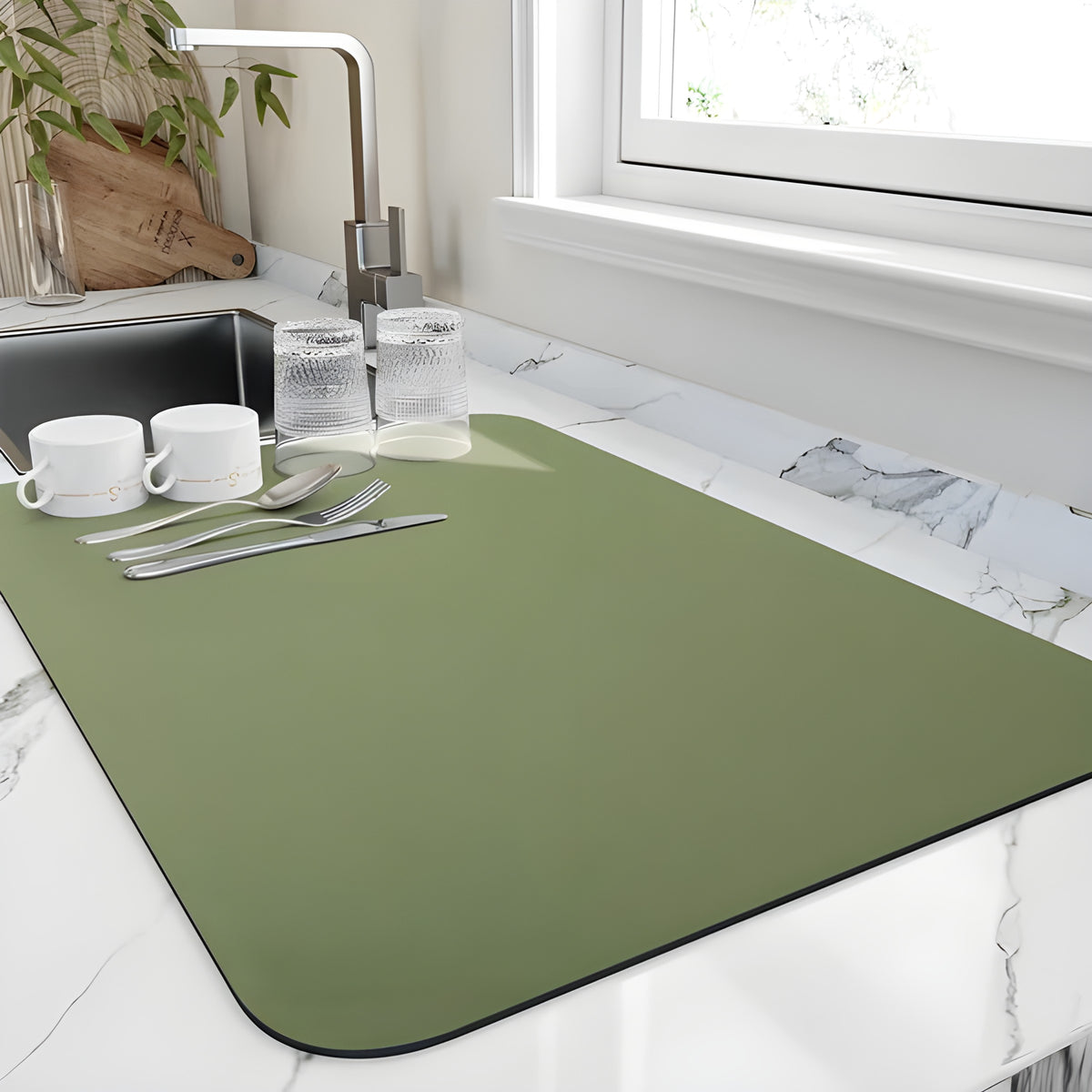 Kaffematte – Superabsorberende Diatomitt | Hold Kaffebaren Ren og Tørr