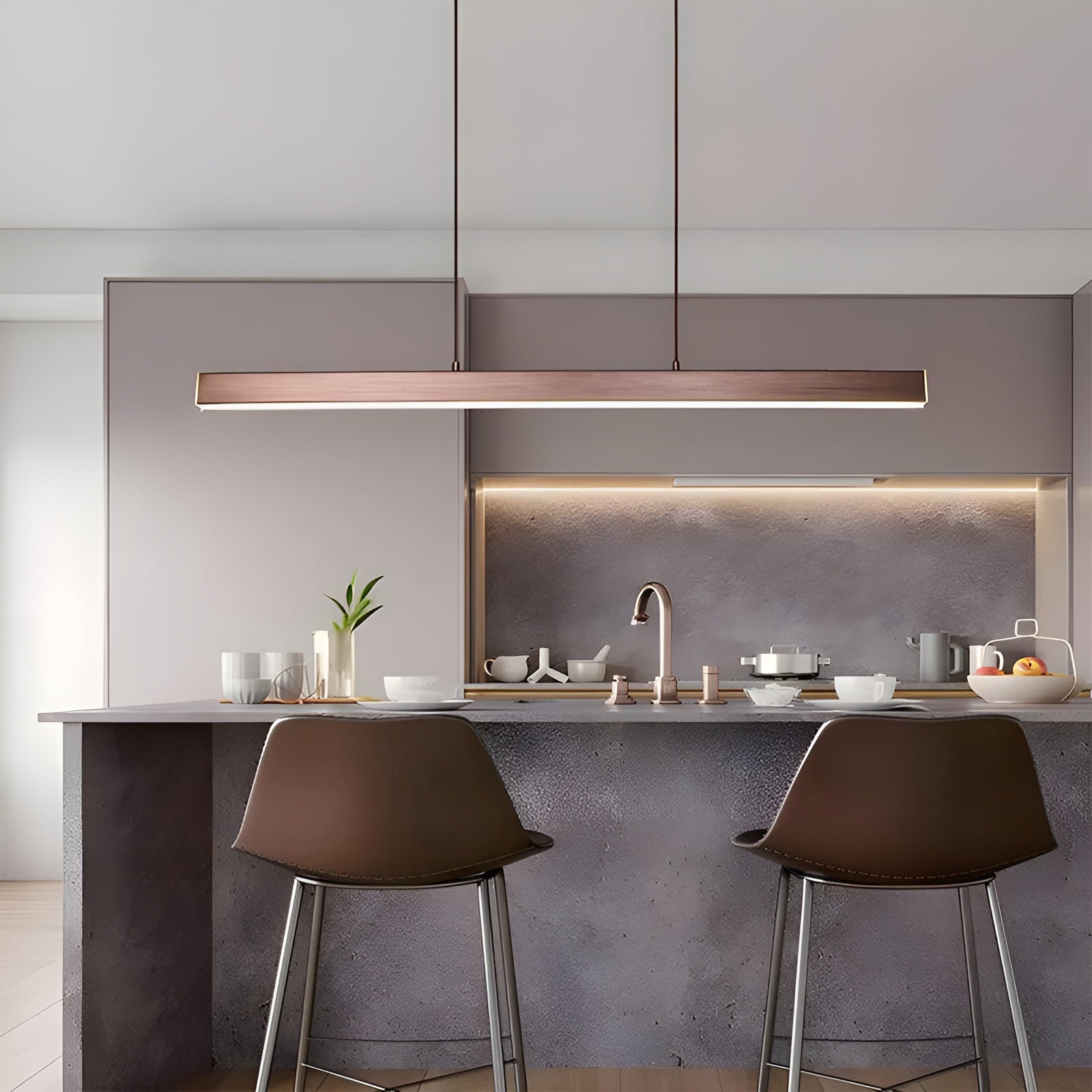 LED-pendel i jern – Elegant og Premium | Perfekt for Kjøkken, Spisestue og Stue