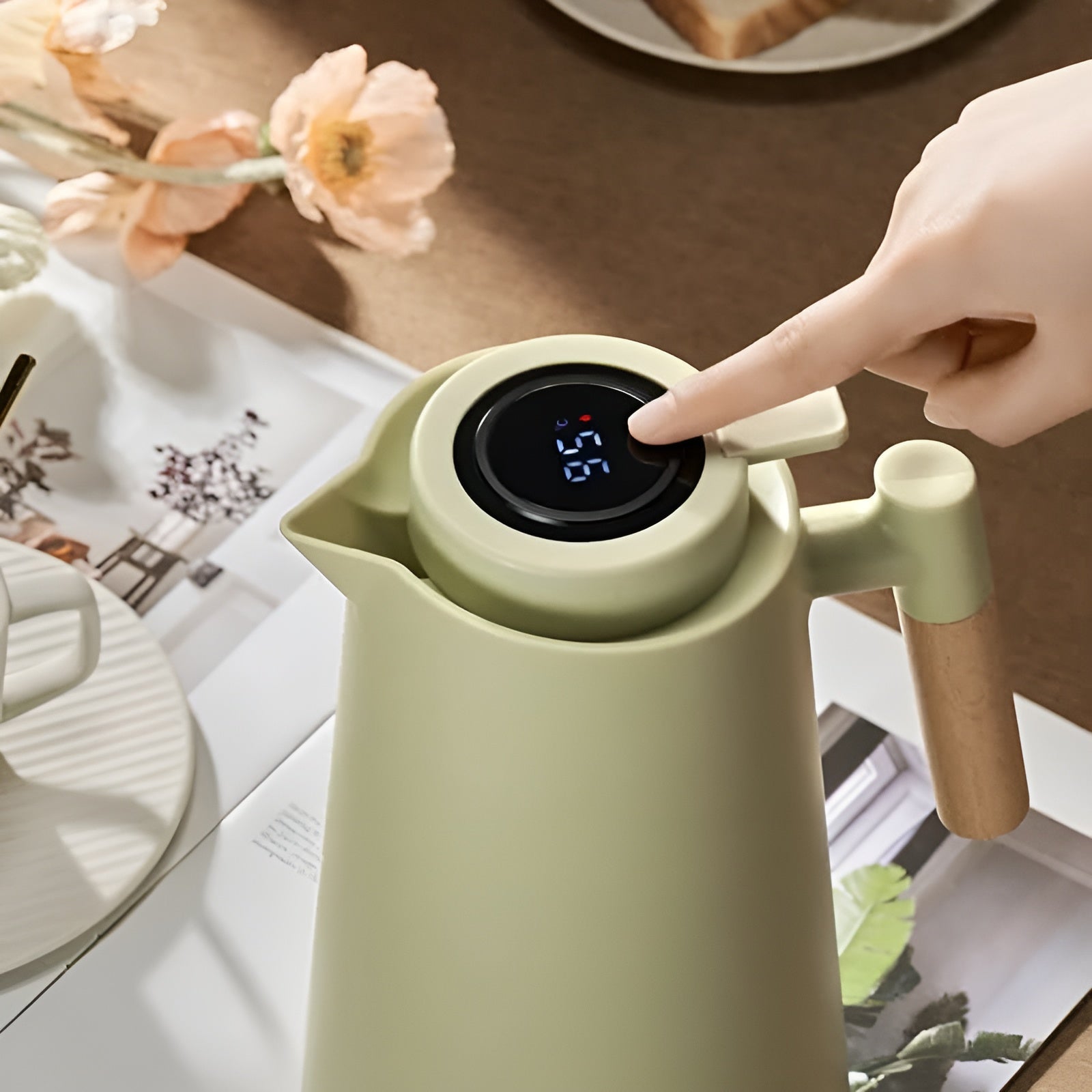 Lattea Pure Termoskanne – Lekkasjesikker Og Slitesterk | Stilfullt Design I Rustfritt Stål