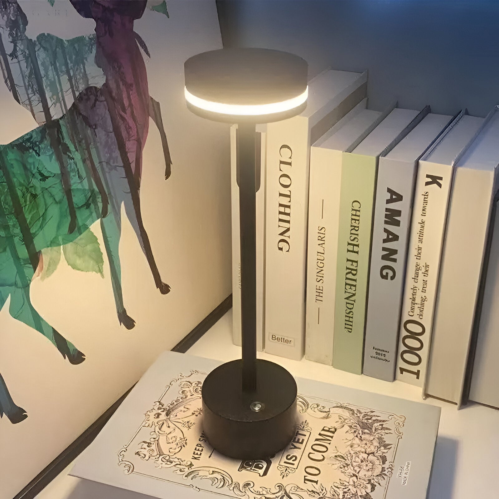 Bilde av Lurios - Luksuriøs Multifunksjonell Nordisk Bordlampe Uten Kabel fra Velisse