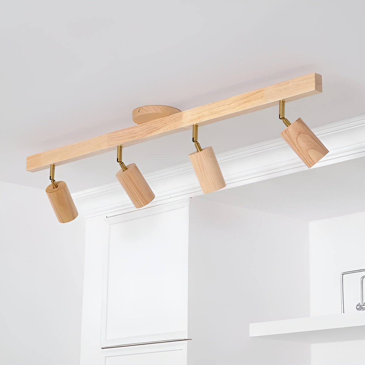 Taklampe i Massivtre – Dekorativ LED-belysning | Moderne Design for Alle Rom - Lysarmaturer for tak