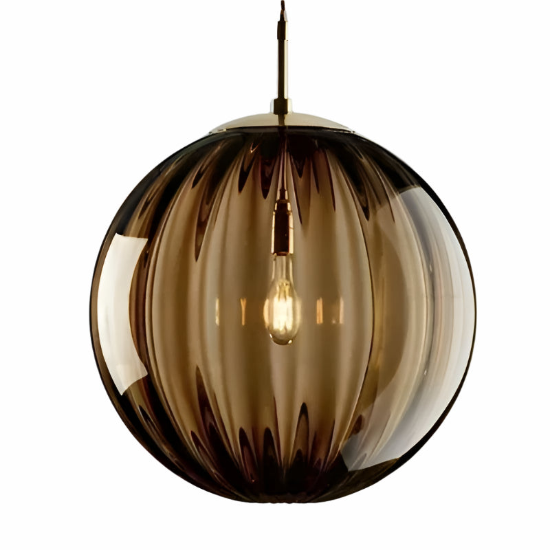 Bilde av TryggLys – Moderne nordisk LED-pendel med glasskuppel fra Velisse