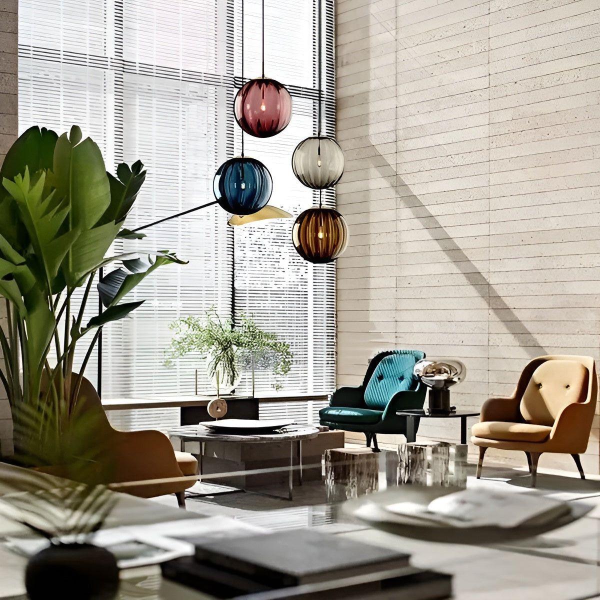 Bilde av TryggLys – Moderne nordisk LED-pendel med glasskuppel fra Velisse