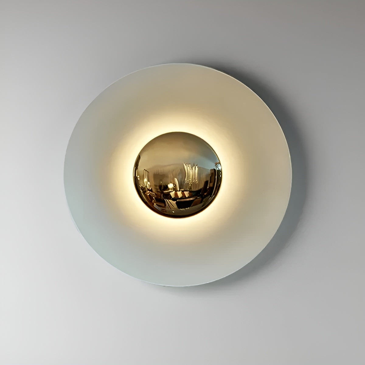 Rund LED-Vegglampe – Moderne og Dekorativ | Mykt og Behagelig Lys