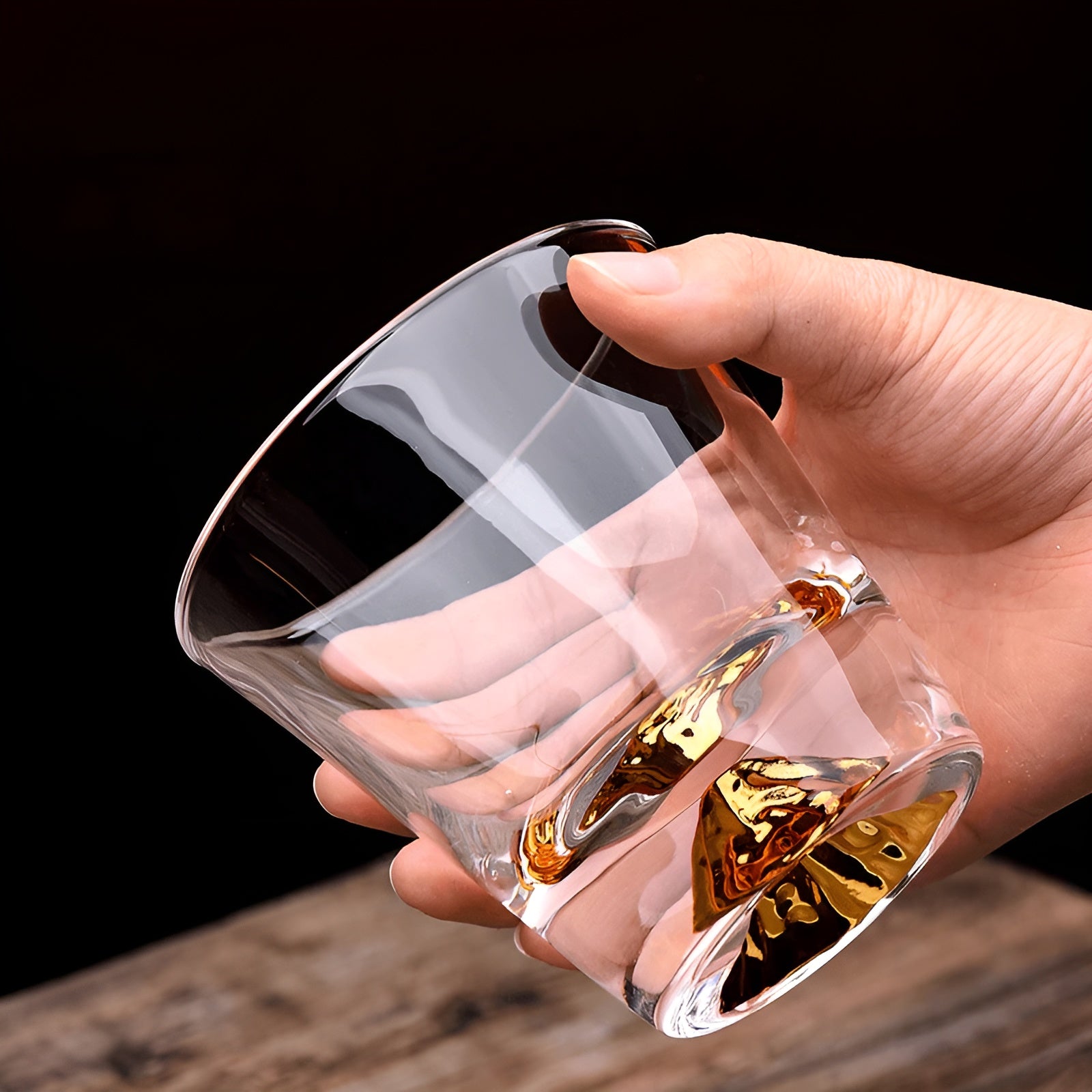 Whiskyglass Med Mount Fuji-design - Elegant Sett For Kjennere