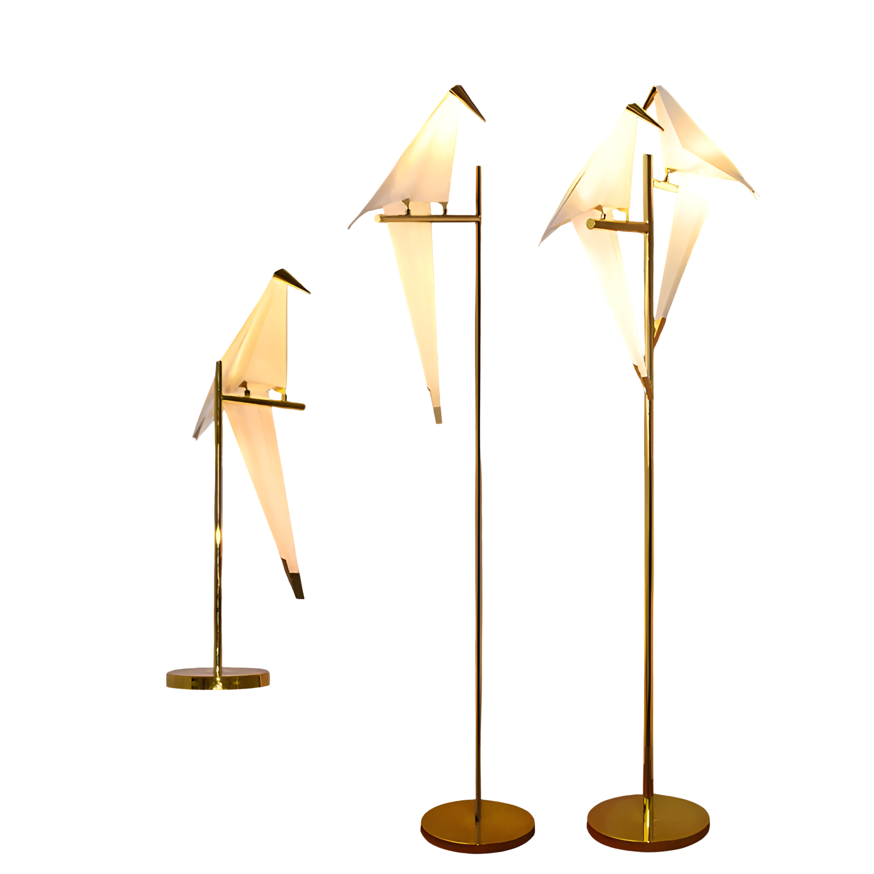 Origami Taklampe med Fuglemotiv – Dekorativ og Stilren | Perfekt for Alle Rom