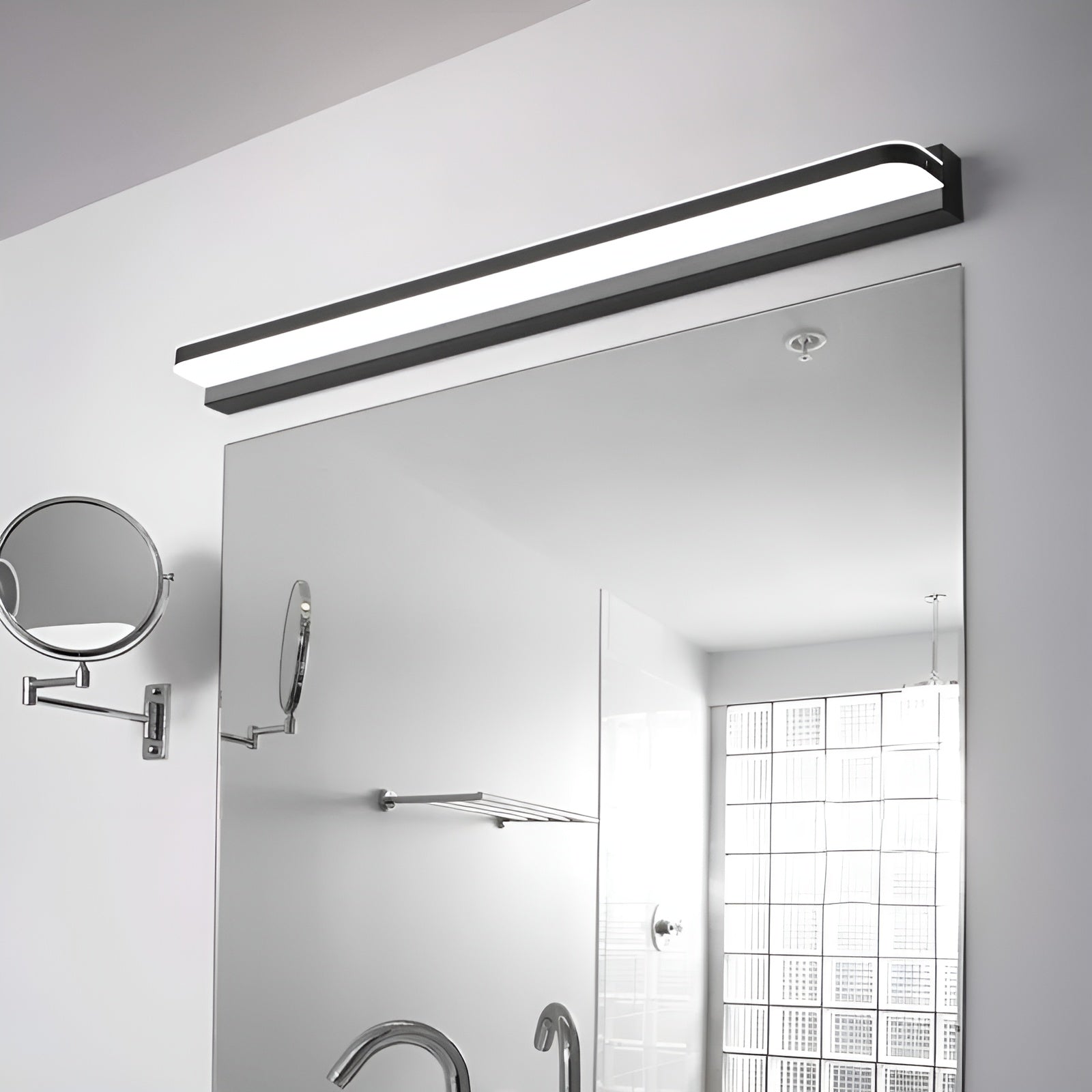 Moderne LED Vegglampe – Luksuriøs og Lyssterk | Perfekt for Speil og Baderom