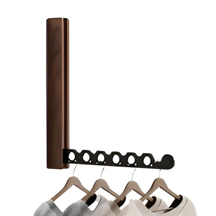 Sammenleggbar Vegghylle i Tre – Plassbesparende og Praktisk | Perfekt for Små Rom