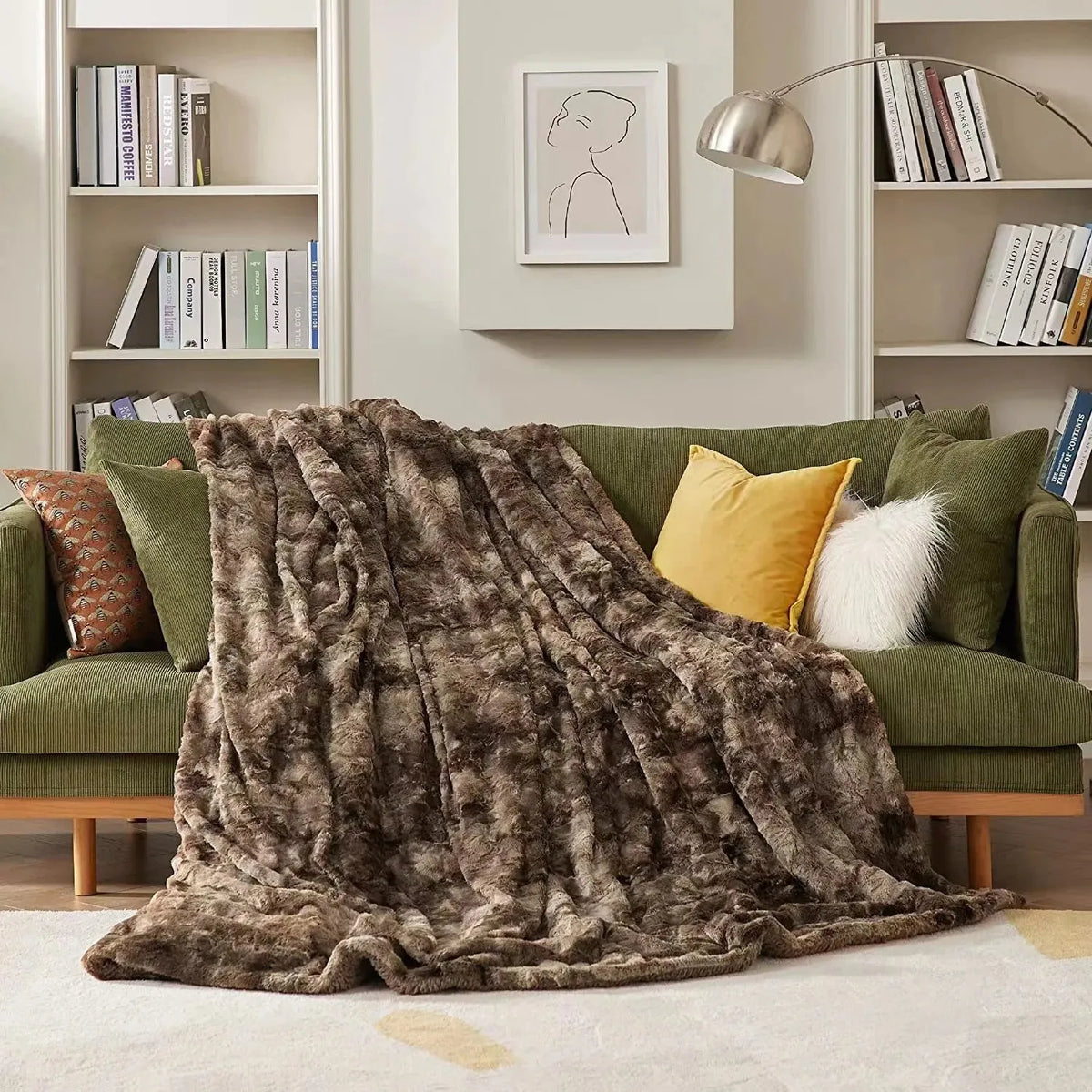 WinterNest Pledd – Varmt Dobbeltsidig Fleece-vinterpledd