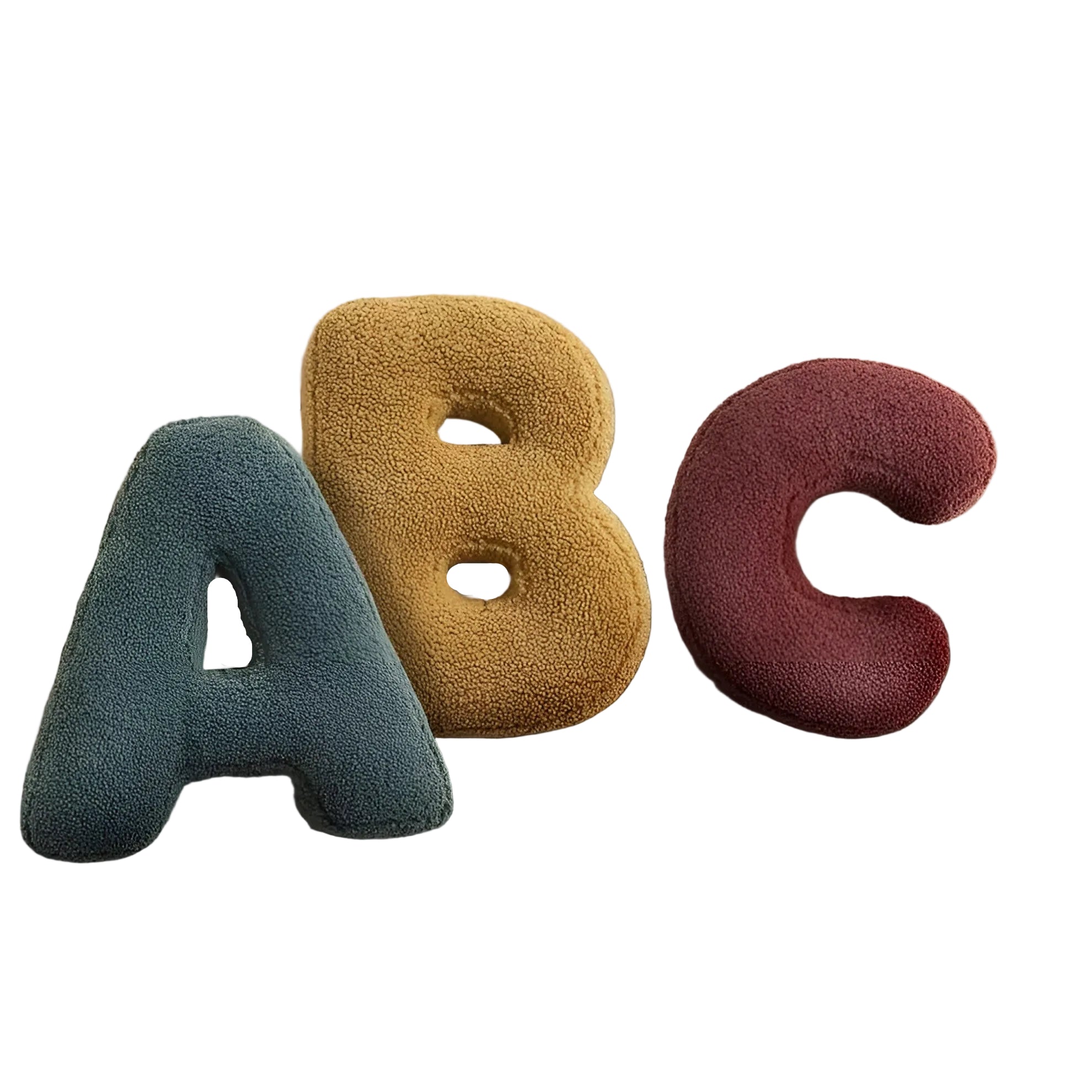 Bokstavpute I Fløyel – Myk Og Dekorativ | A–z Perfekt For Sofa Og Barnerom