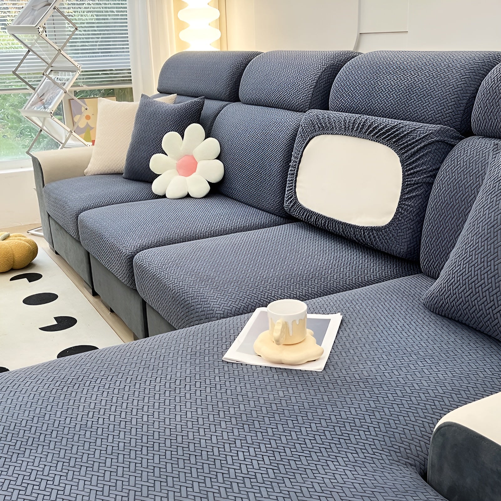 Elastisk Sofatrekk – Vannavstøtende og Sitter Perfekt | Beskyttende Stretchstoff for Sofa