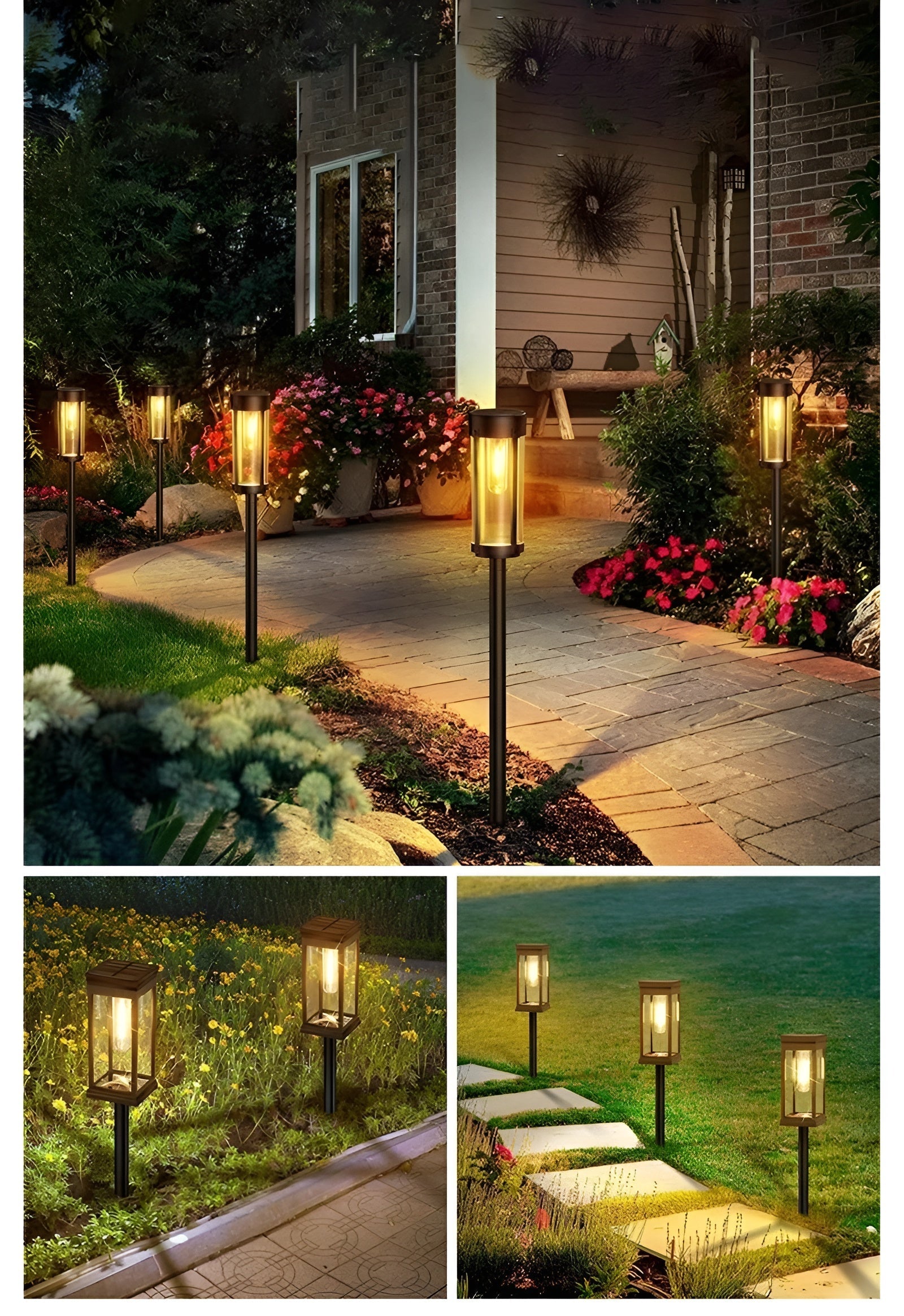 Solcellelampe til Hage – Dekorativt Lys for Koselig Stemning | Perfekt for Terrasse og Hage
