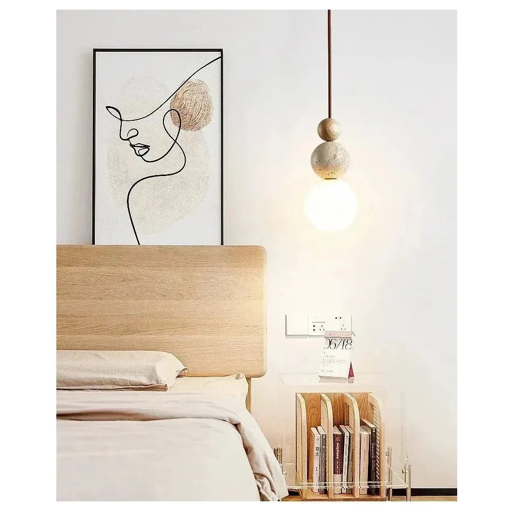 Bilde av Hikari Wabi-Sabi Pendellampe – Naturlig Skjønnhet i Enkelt Design fra Velisse